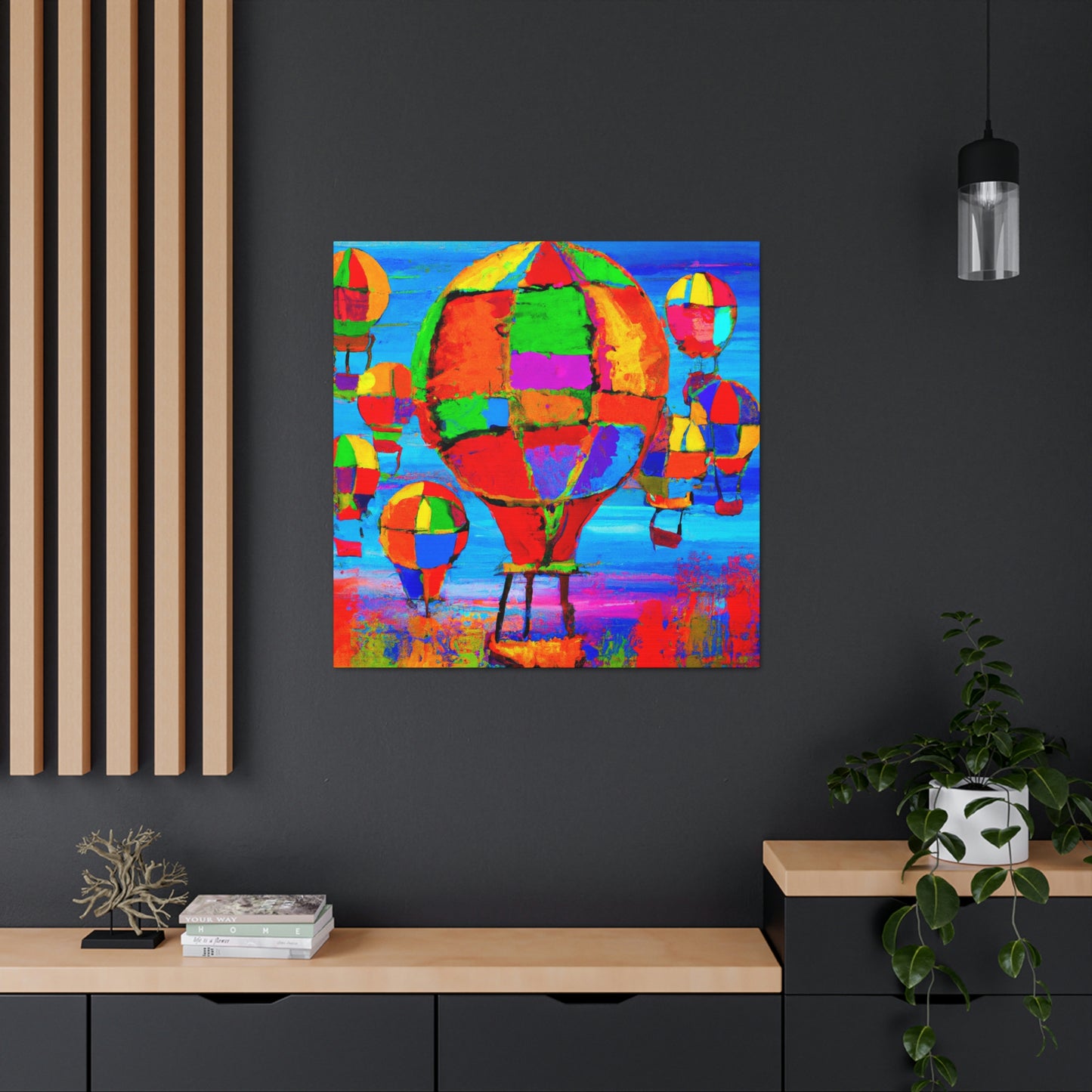 "Balloons in Dreamscapes" - Canvas