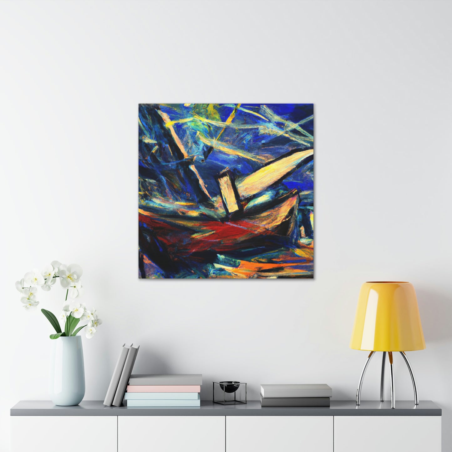 "Sailing Into the Sunset" - Canvas