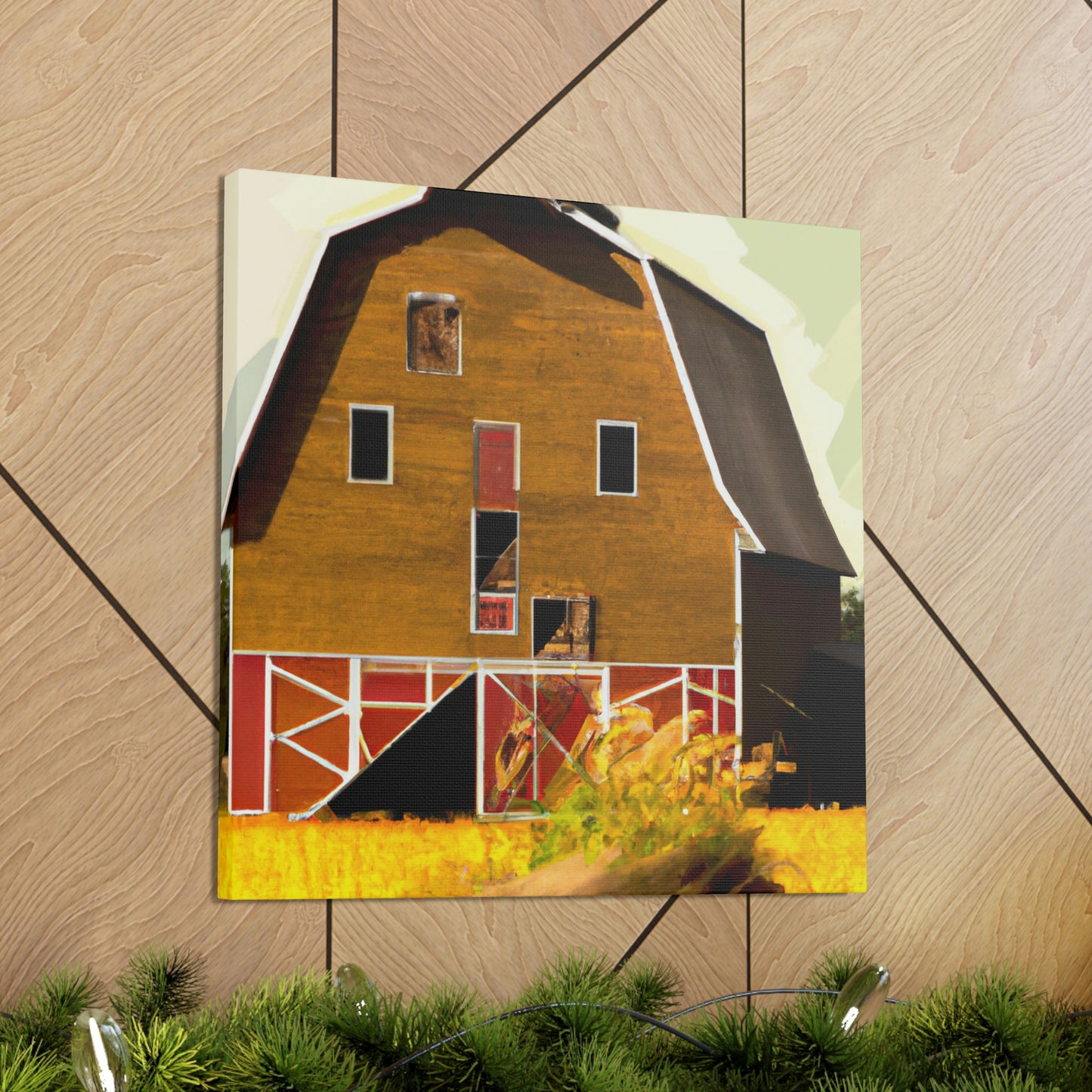 "Barn in Splendor" - Canvas