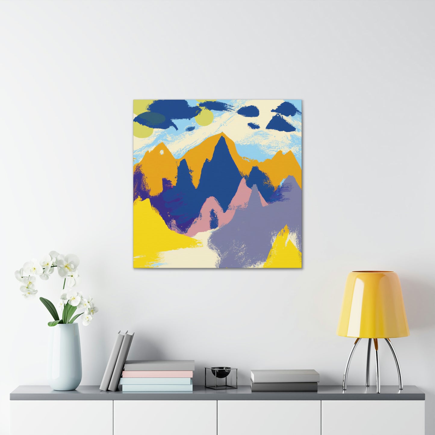 Majestic Mountain Vistas - Canvas