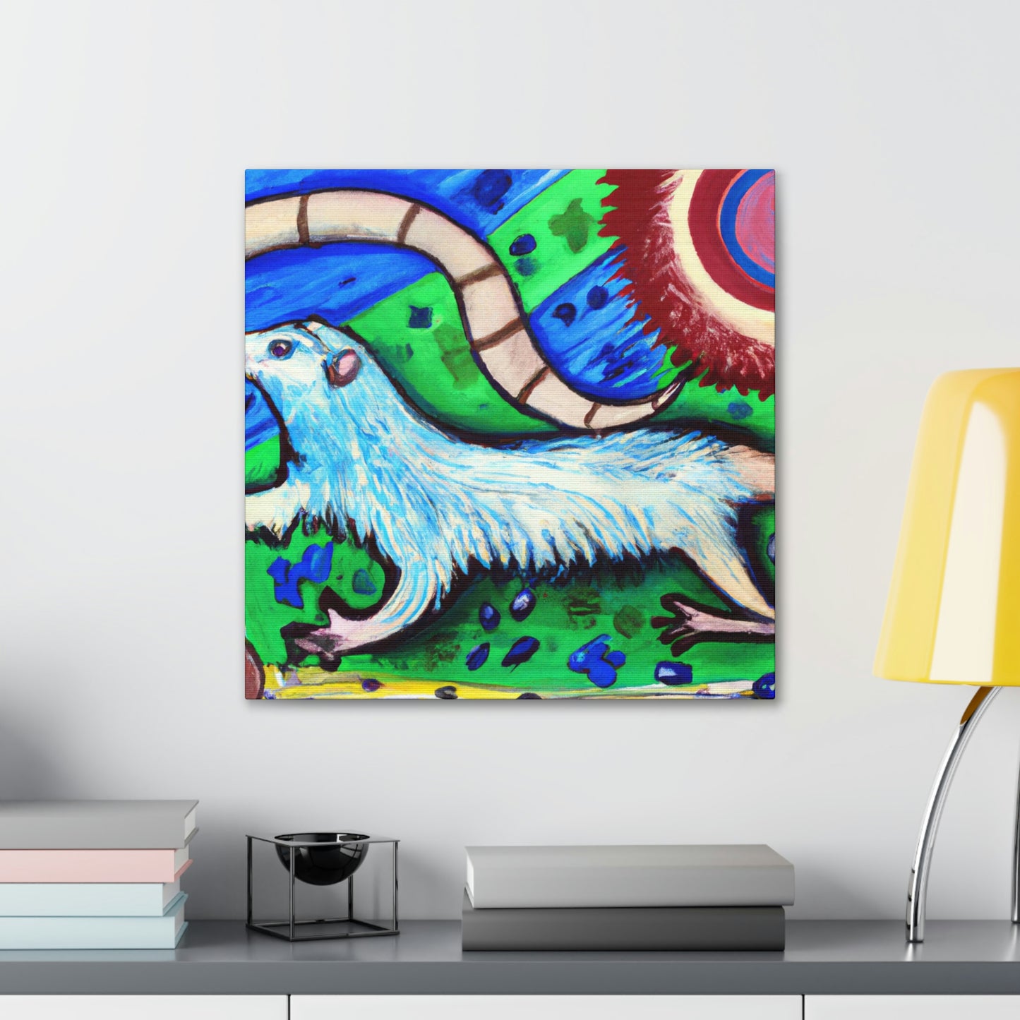 Ferrets in Flight - Canvas