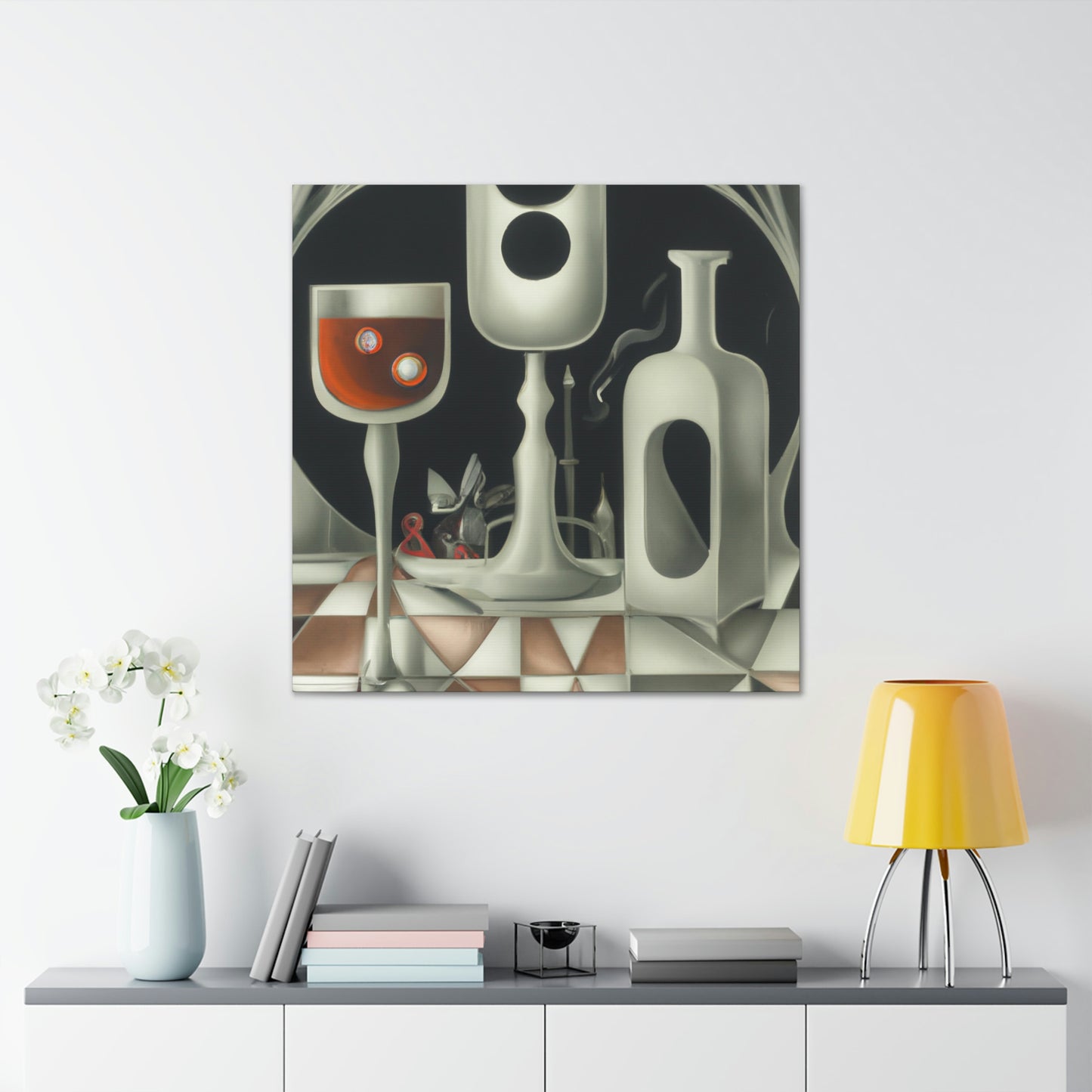 "Toasting the Roaring Twenties" - Canvas