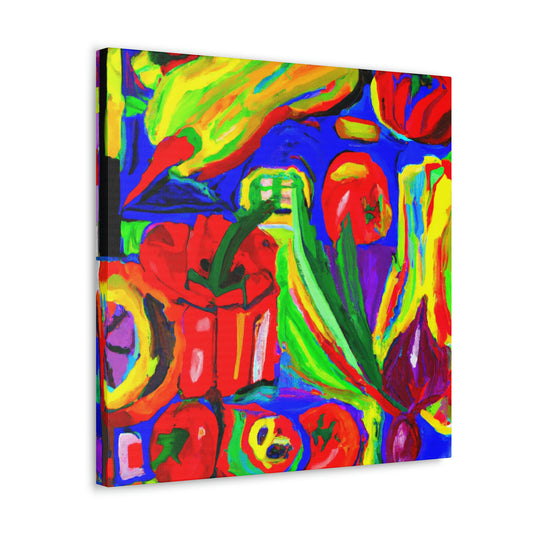 Vegetable Harvest Ablaze - Canvas