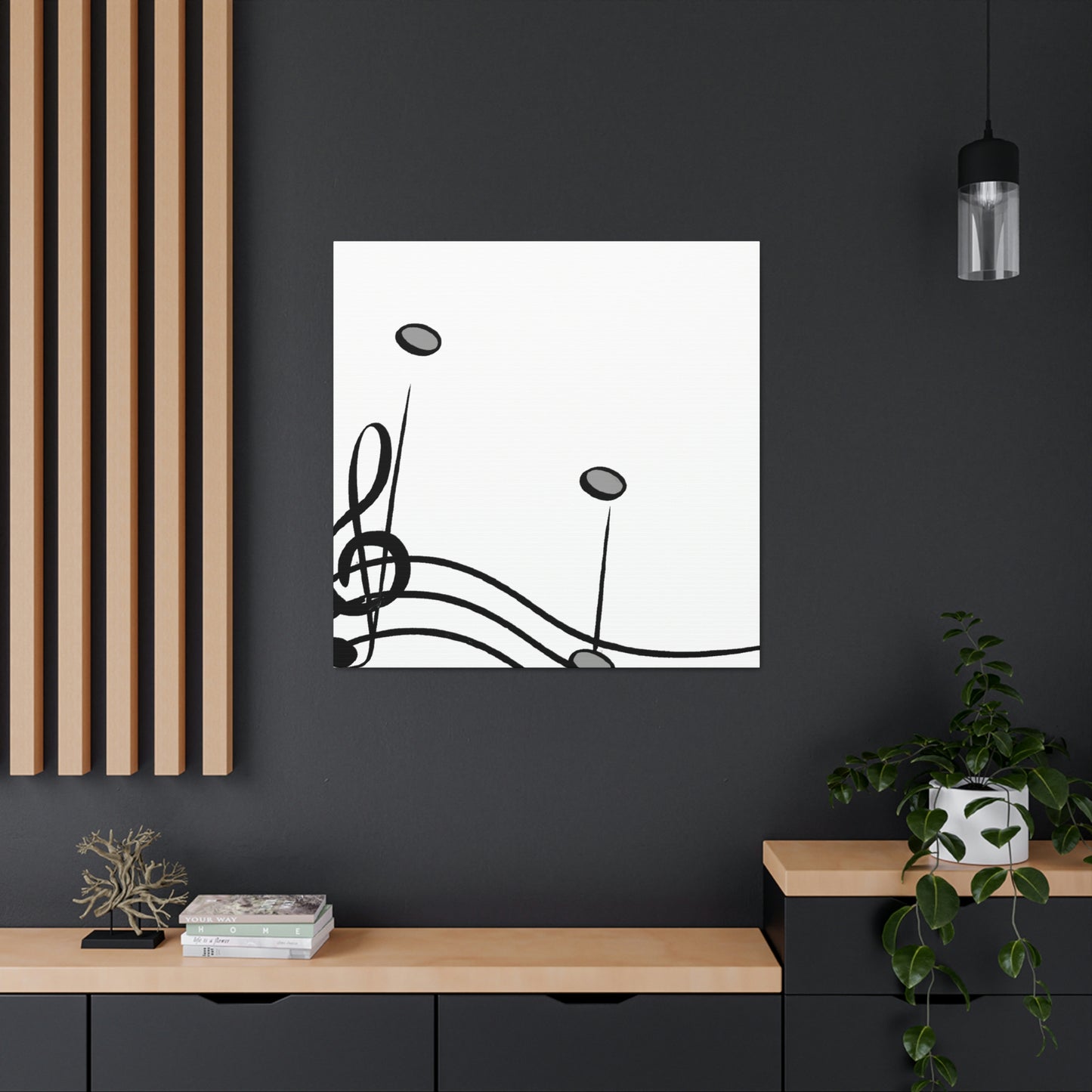 "Music of Minimalism" - Canvas