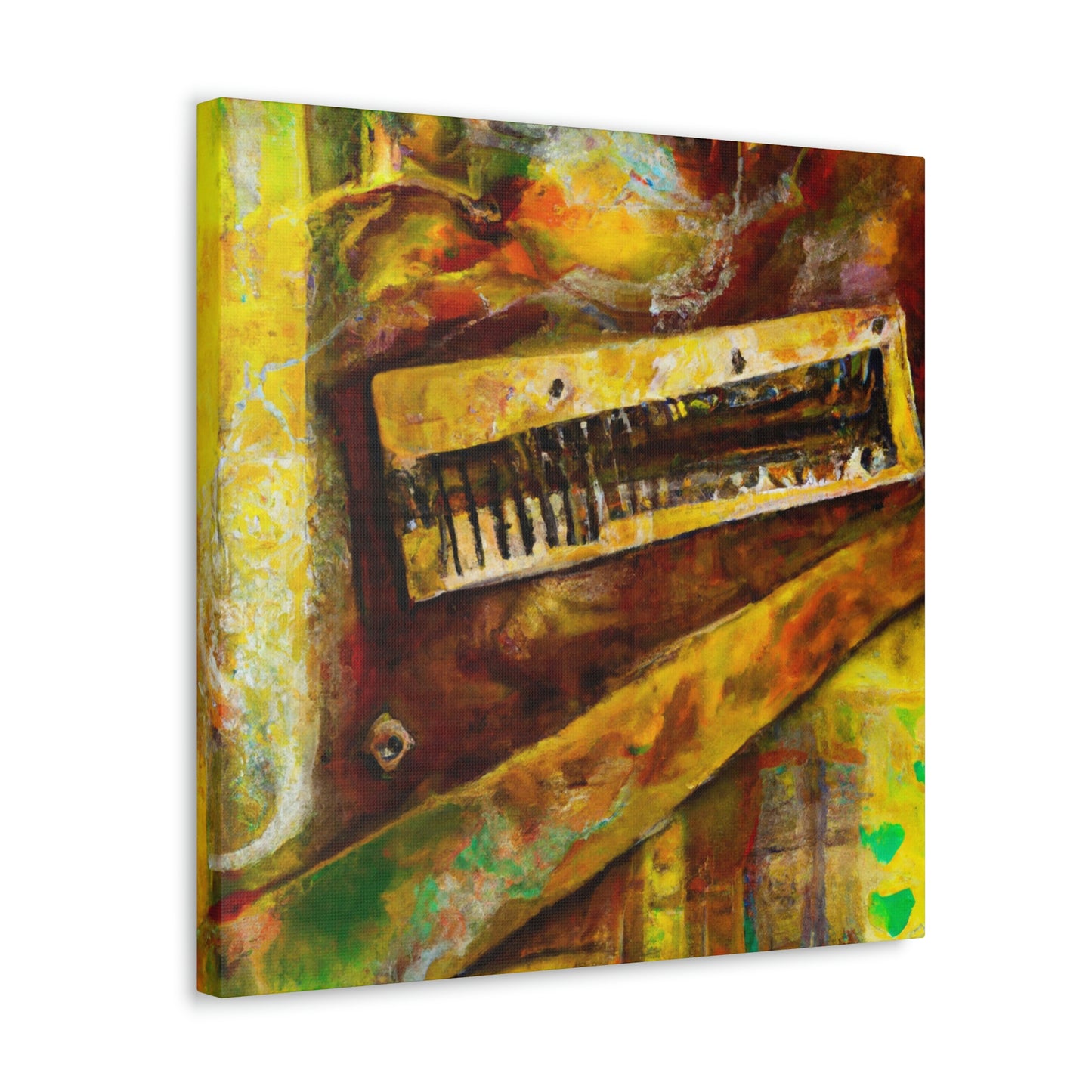 Harmonica Melody Music - Canvas