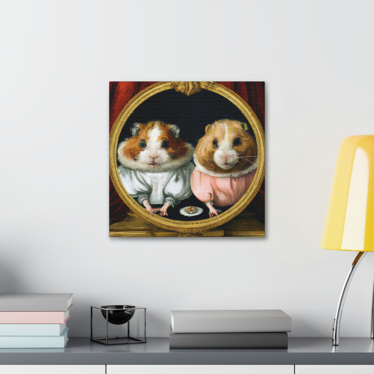 Hamsters in Splendor - Canvas