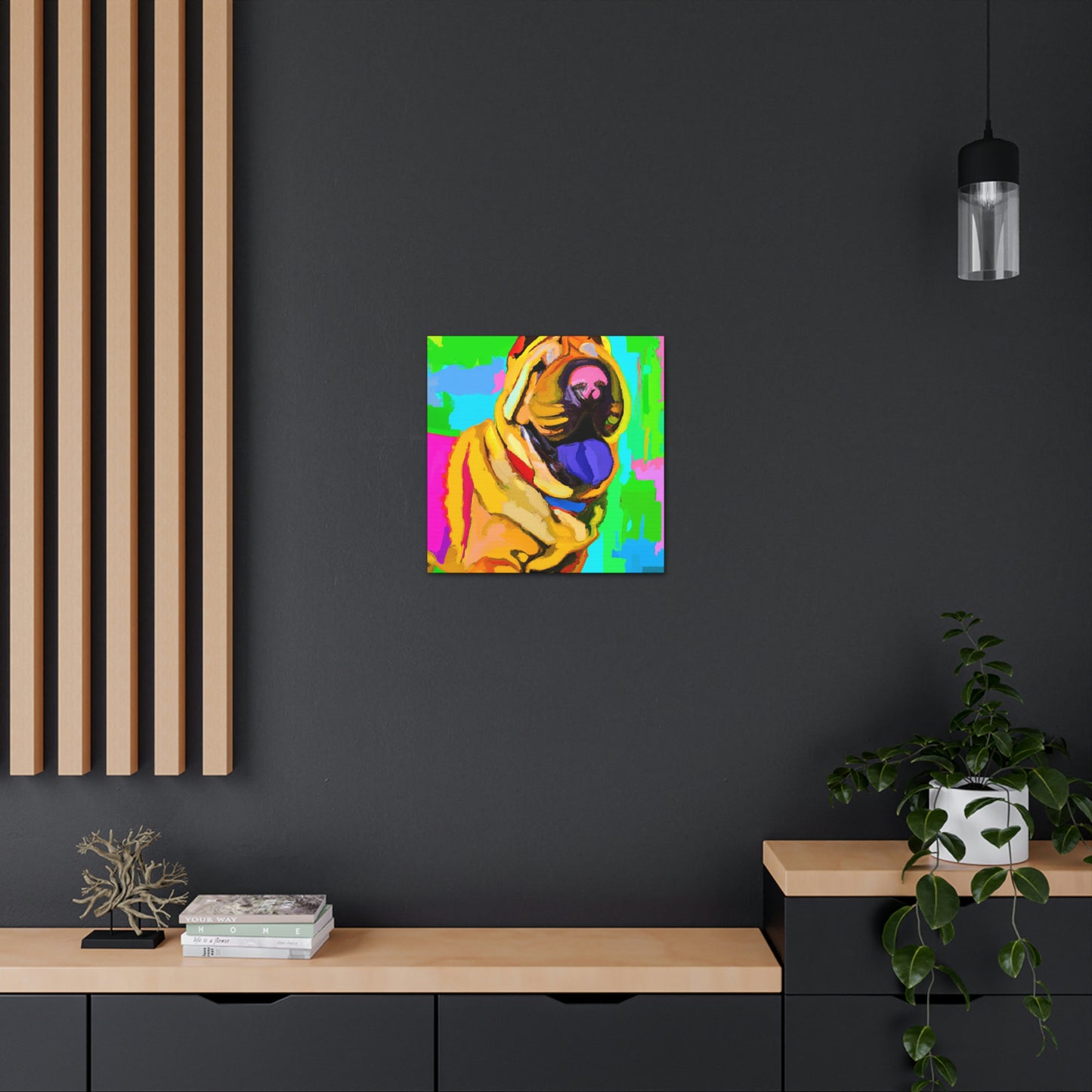 Shar Pei Minimalism - Canvas