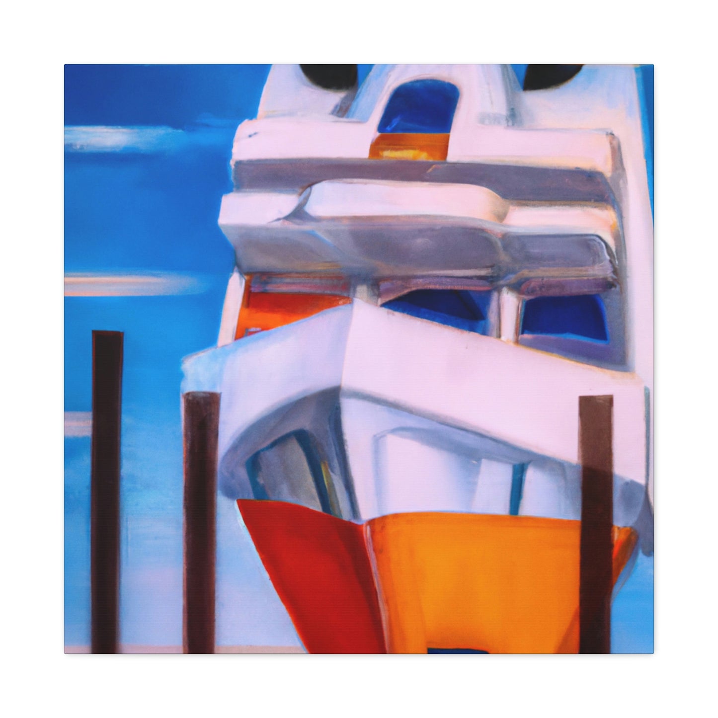 Ferry on a Dreamscape - Canvas