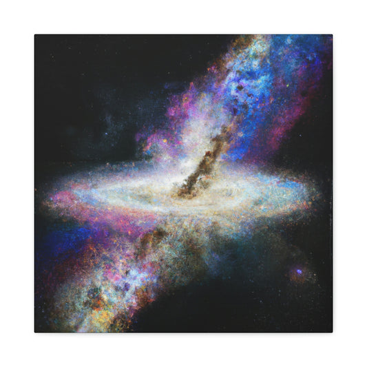 "Galaxy in Abstract Form" - Canvas