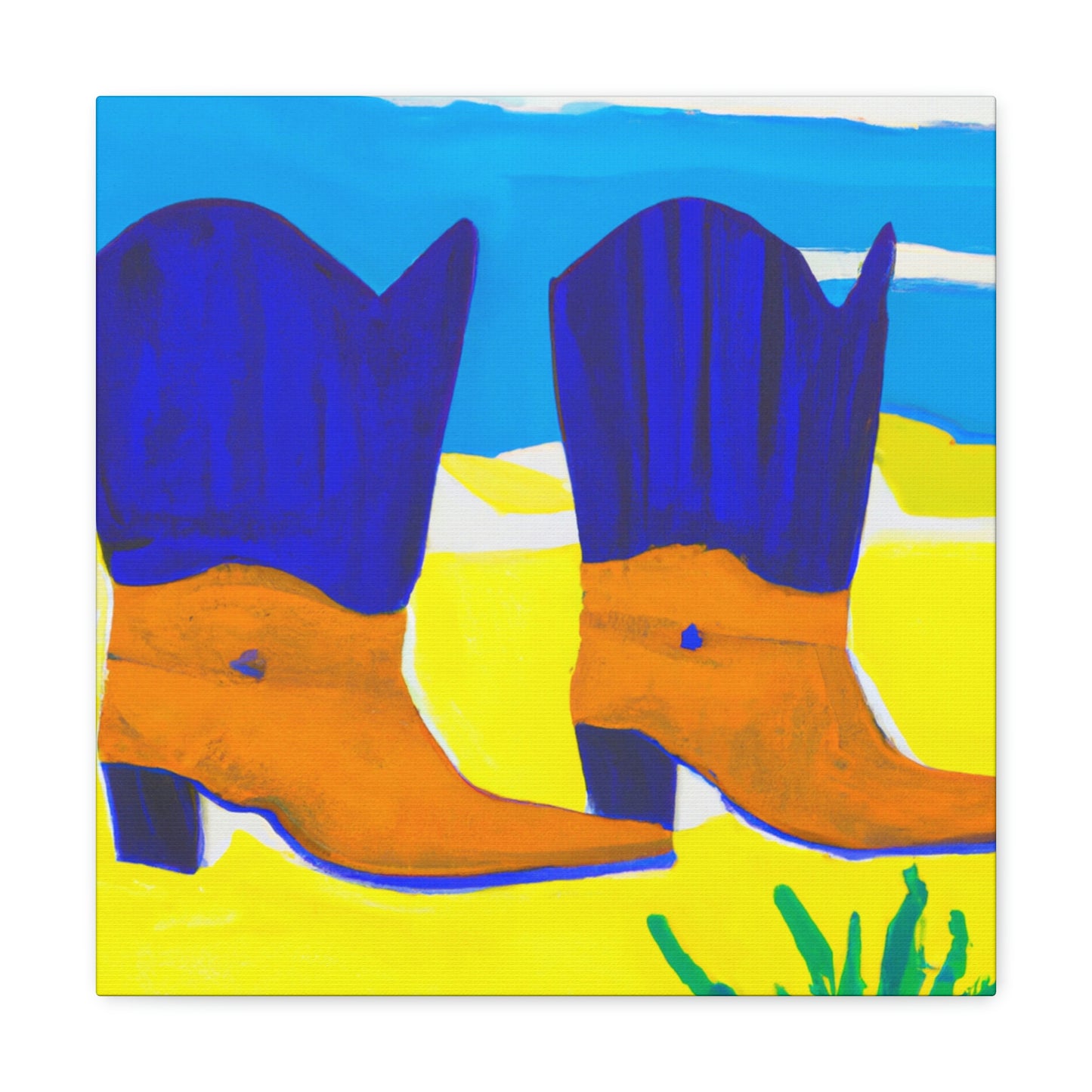 Boots in Pop Art - Canvas