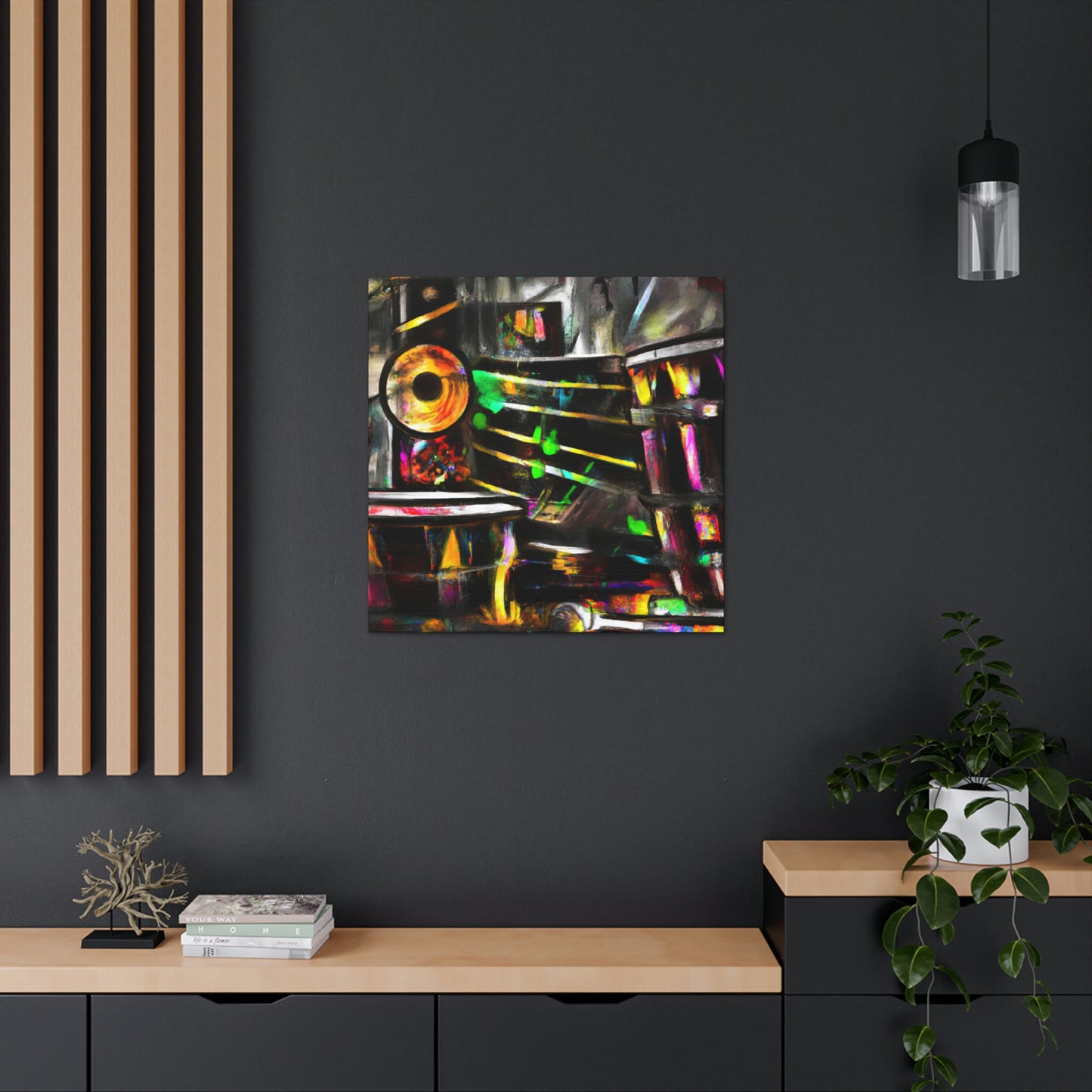 "Bongos in Expressionism" - Canvas