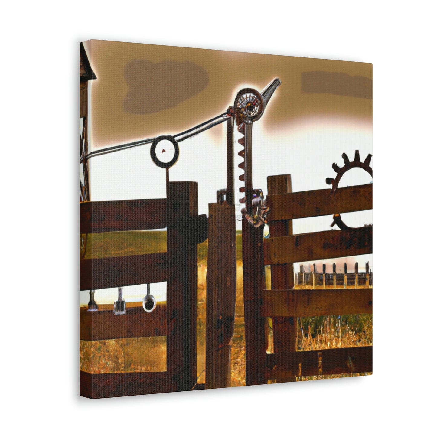 The Fence - Canvas