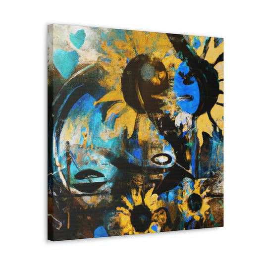 Love and Sunflowers - Canvas