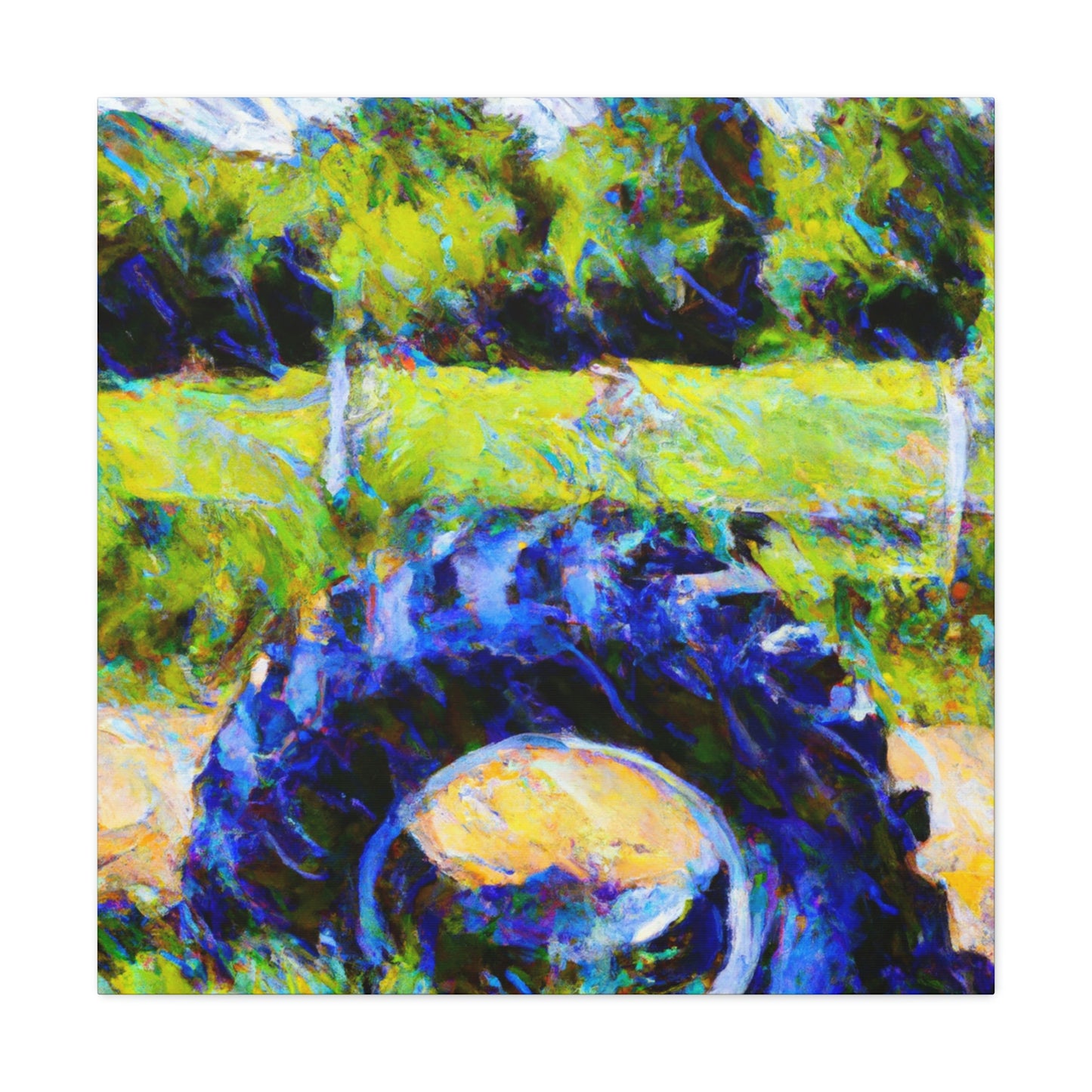 Tire in Impressionism - Canvas