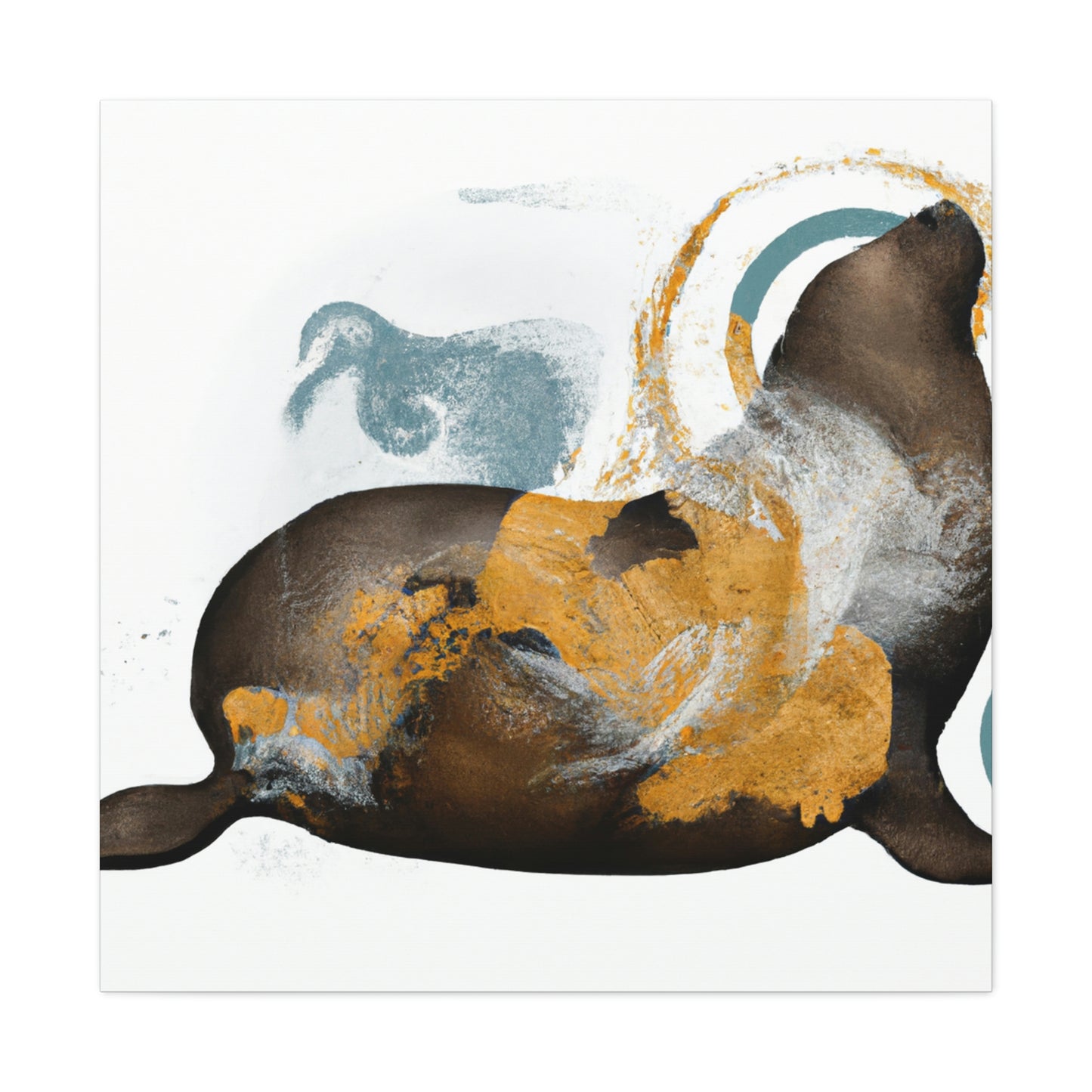 Sea Lion Splendor - Canvas