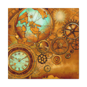 Steampunk Celestial Mapping - Canvas