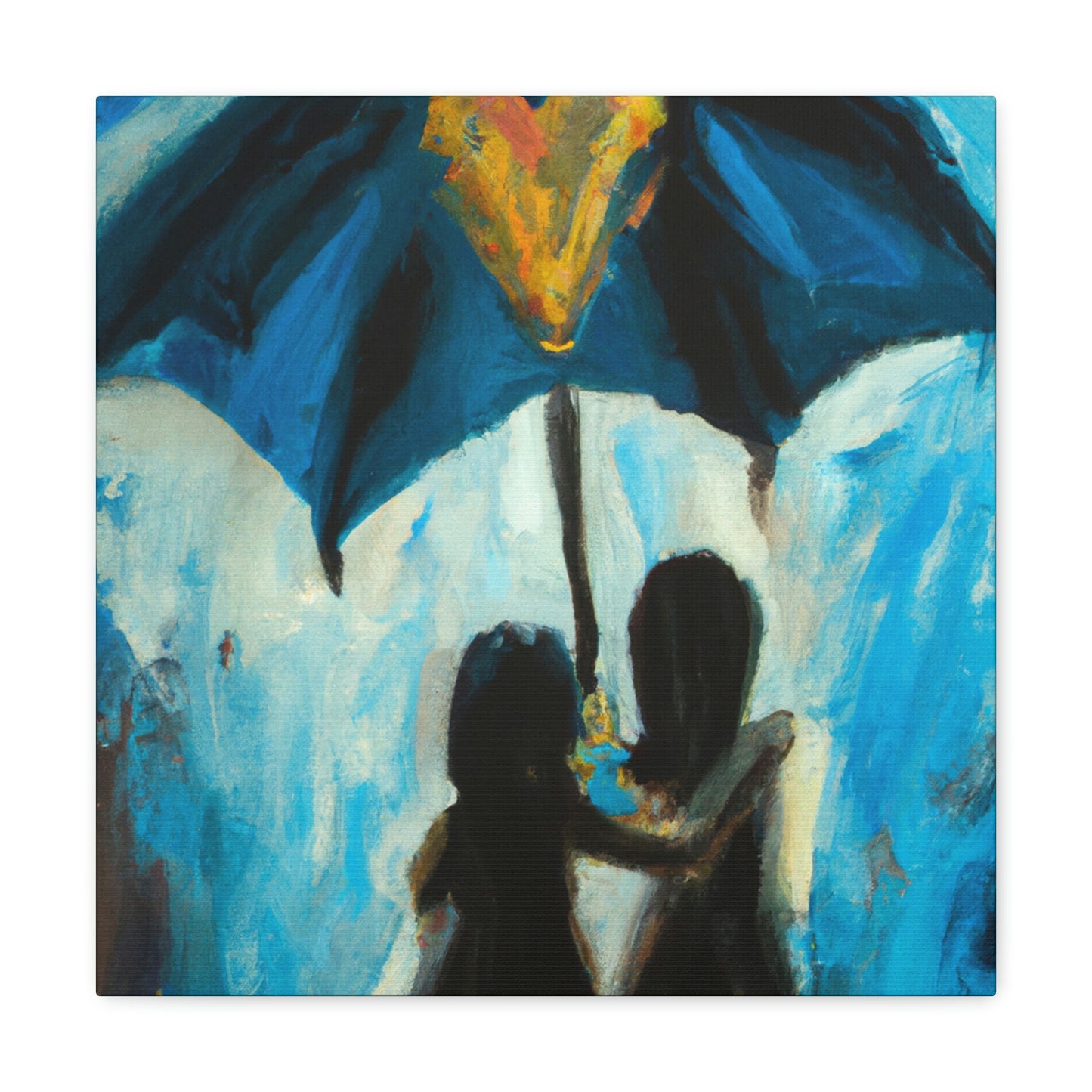 Love Under Rainy Skies - Canvas