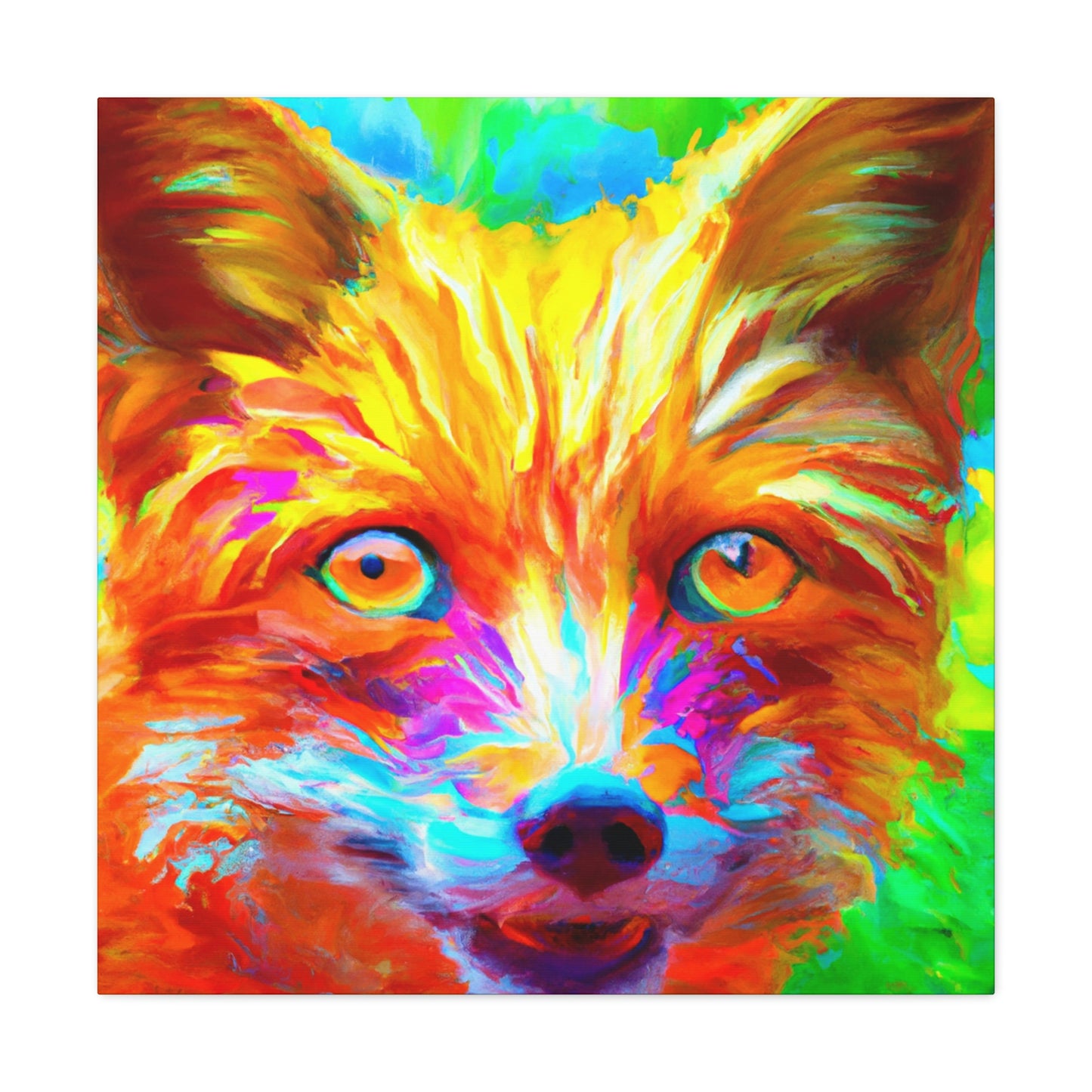 "The Dhole in Color" - Canvas