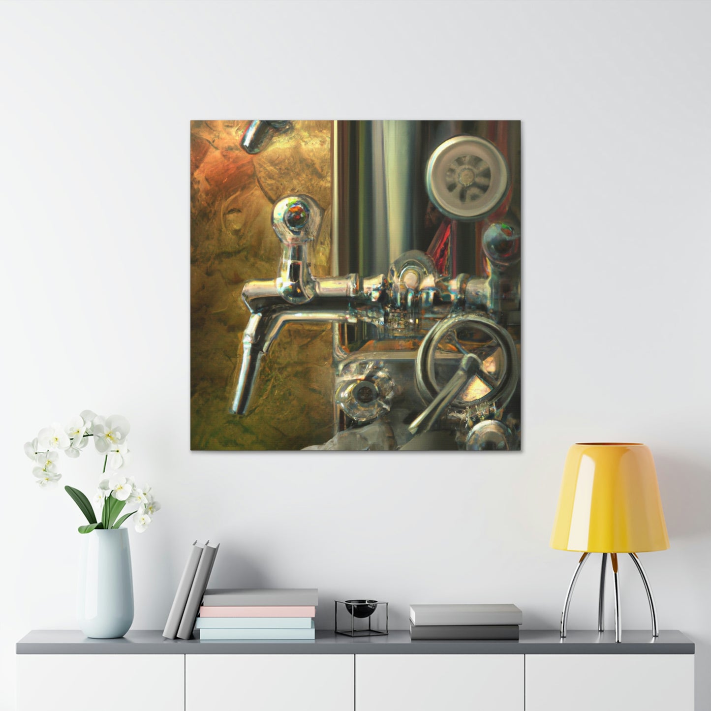 "Tap At The Bar" - Canvas