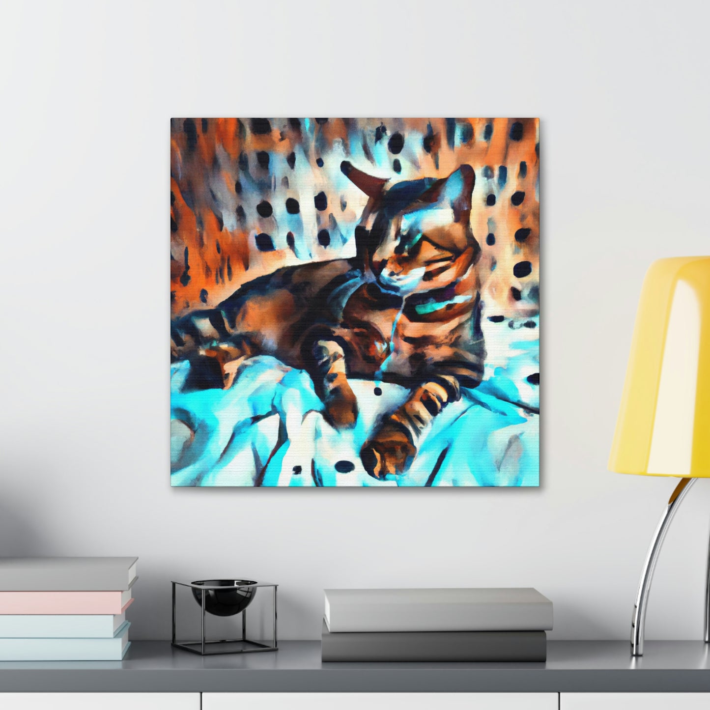 "Bengal in Abstraction" - Canvas