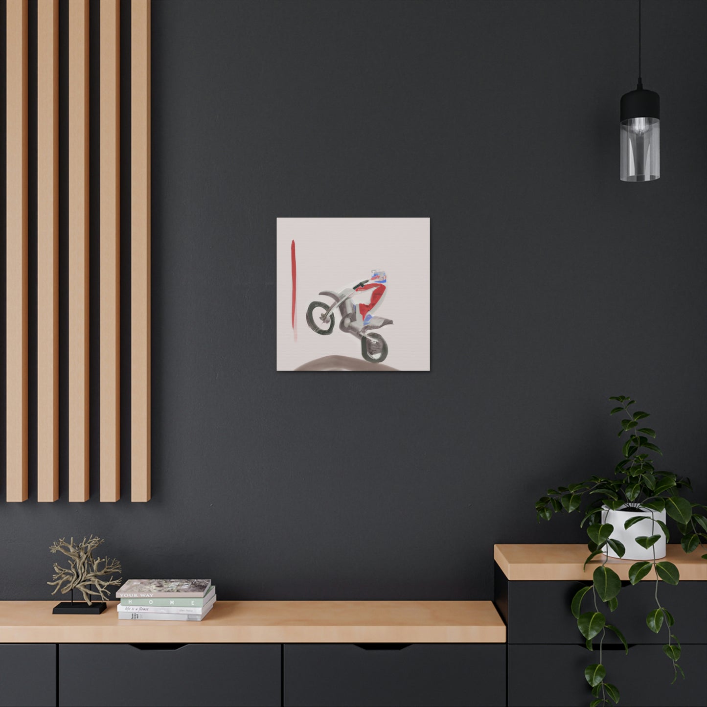 "Motocross and Minimalism" - Canvas