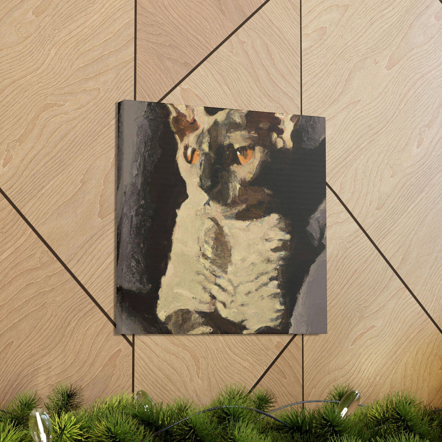 "Devon Rex Dreamscape" - Canvas