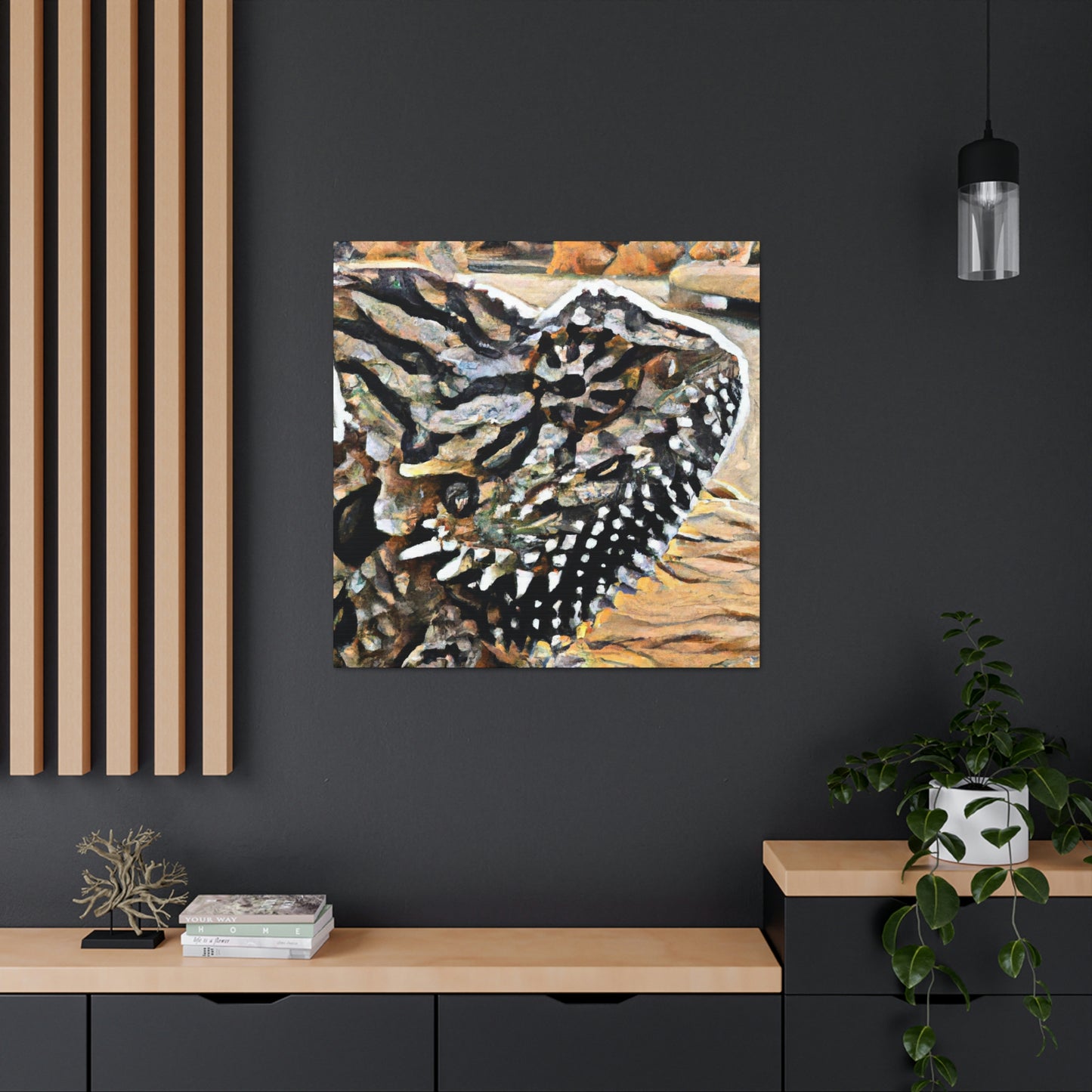 Horned Lizard Radiance - Canvas