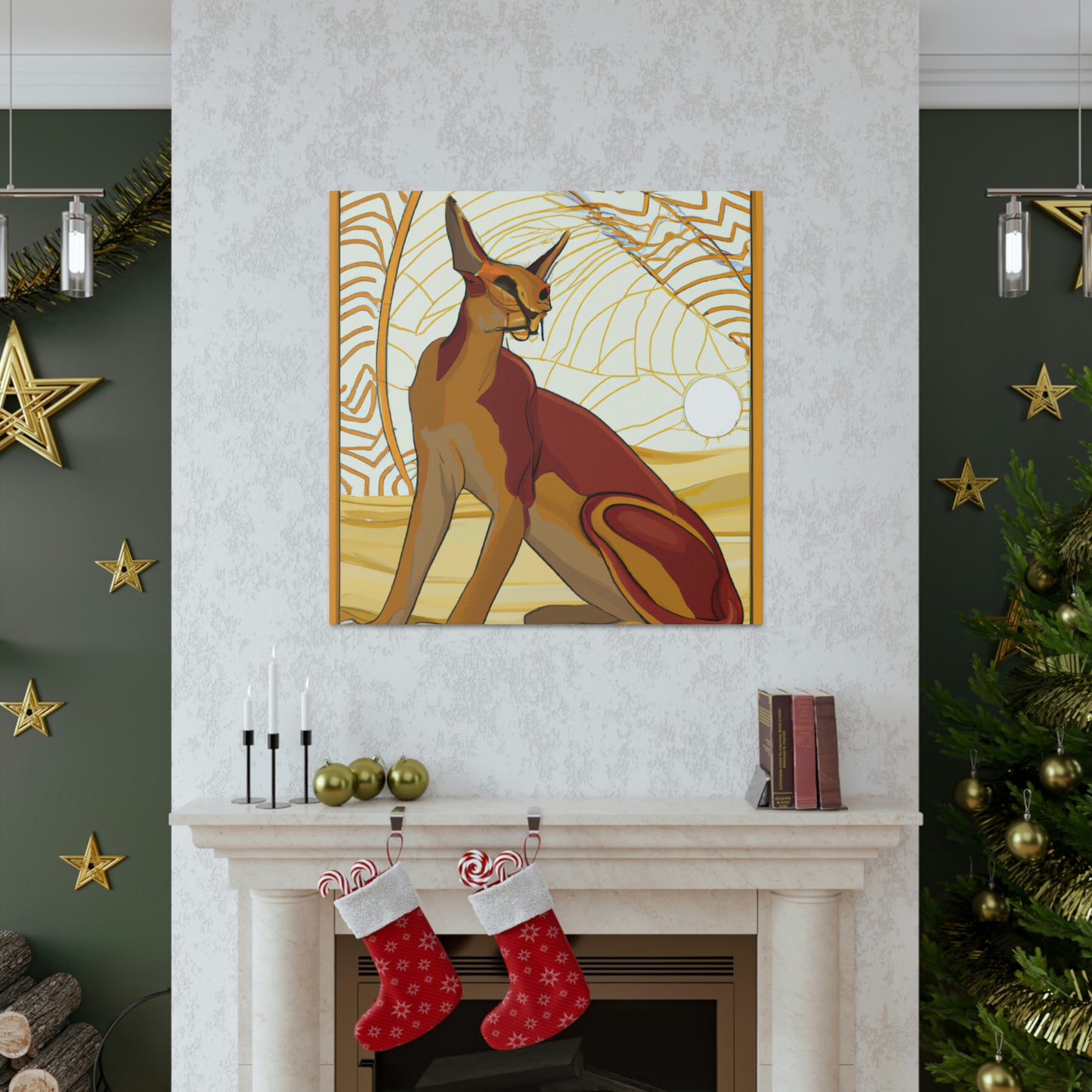 Radiant Caracal Splendor - Canvas