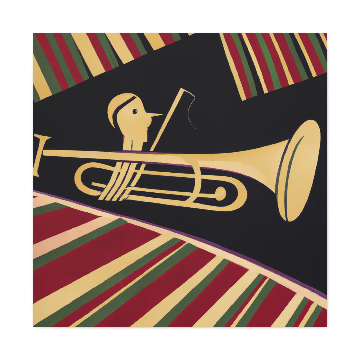 Resounding Jazz Trumpets - Canvas