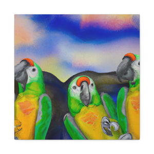 Parrots of Paradise Surreal - Canvas