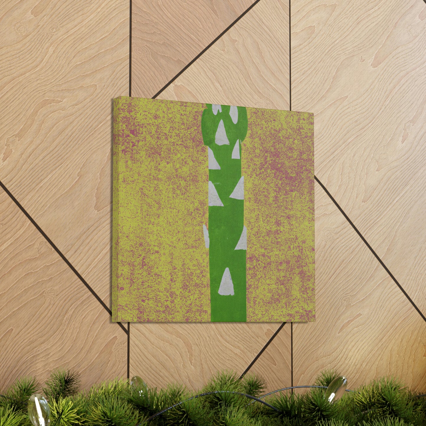 Asparagus Abstraction - Canvas