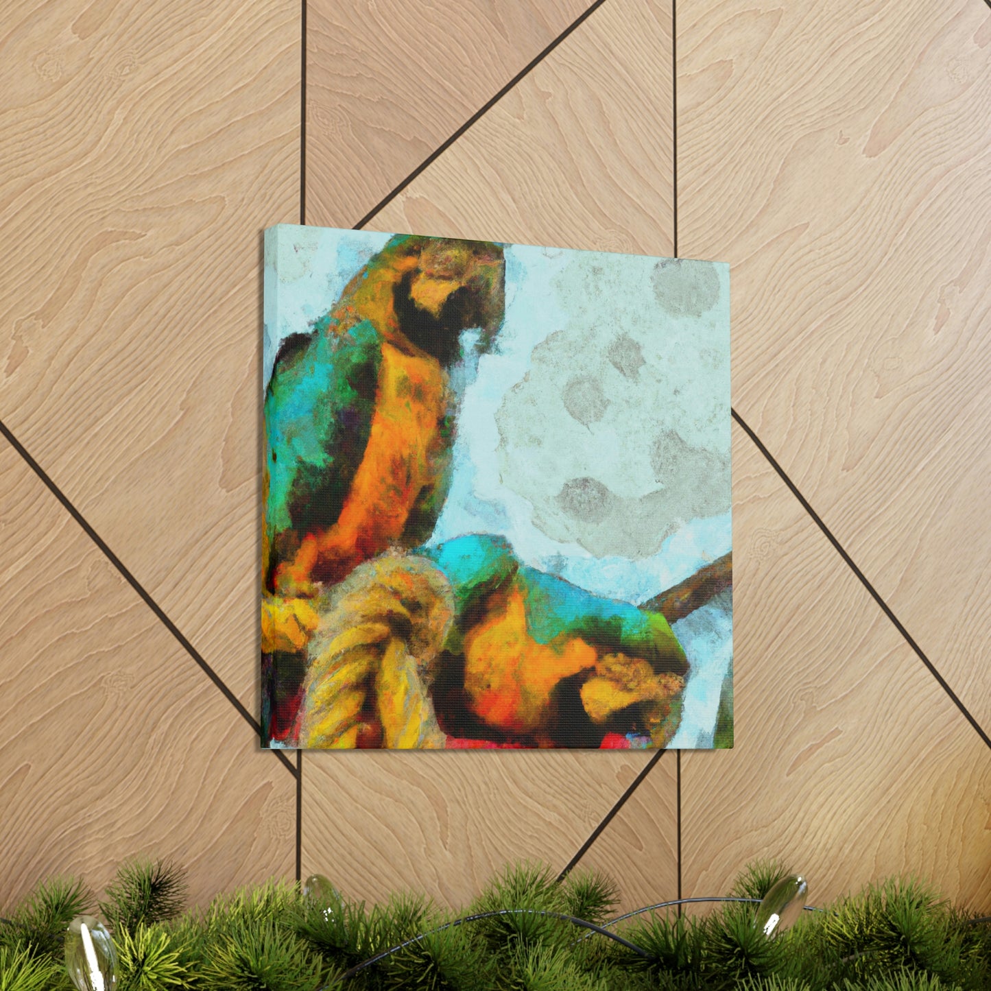 "Macaws in Harmony" - Canvas