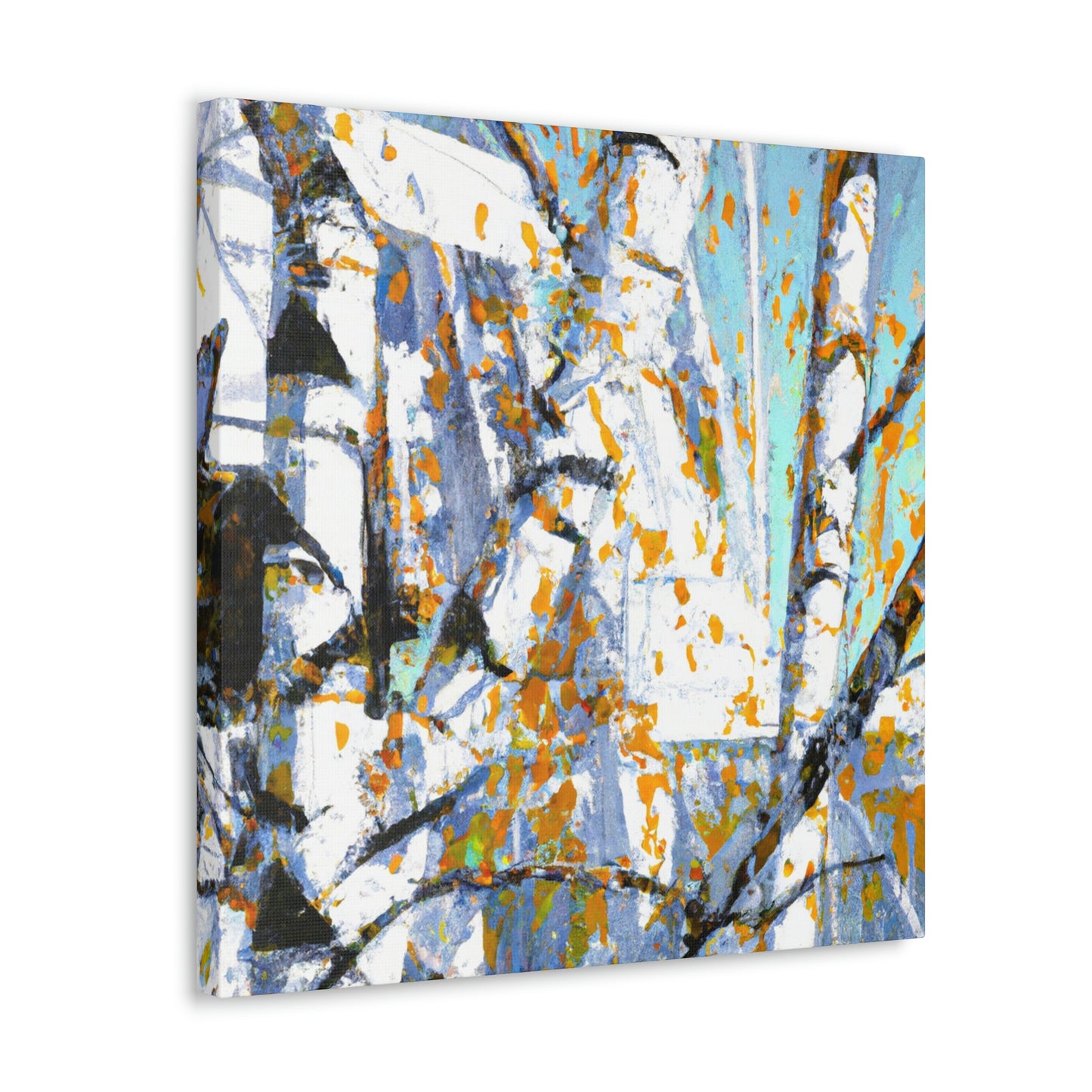 Birch Tree Pop Brilliance - Canvas