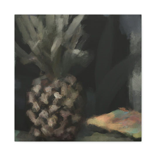 "Pineapple in Expressionism" - Canvas