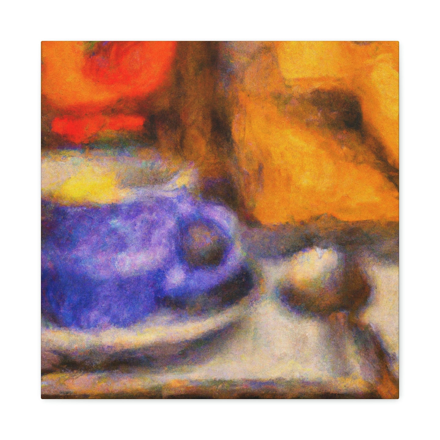 Coffee Cup Fauvism - Canvas