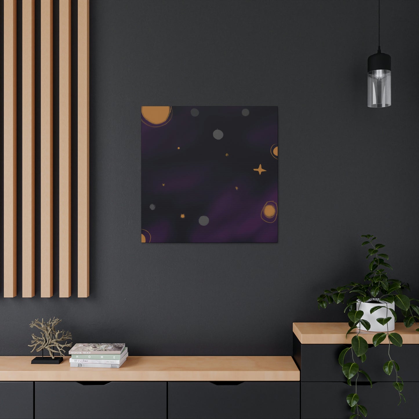 "The Cosmic Skylines" - Canvas