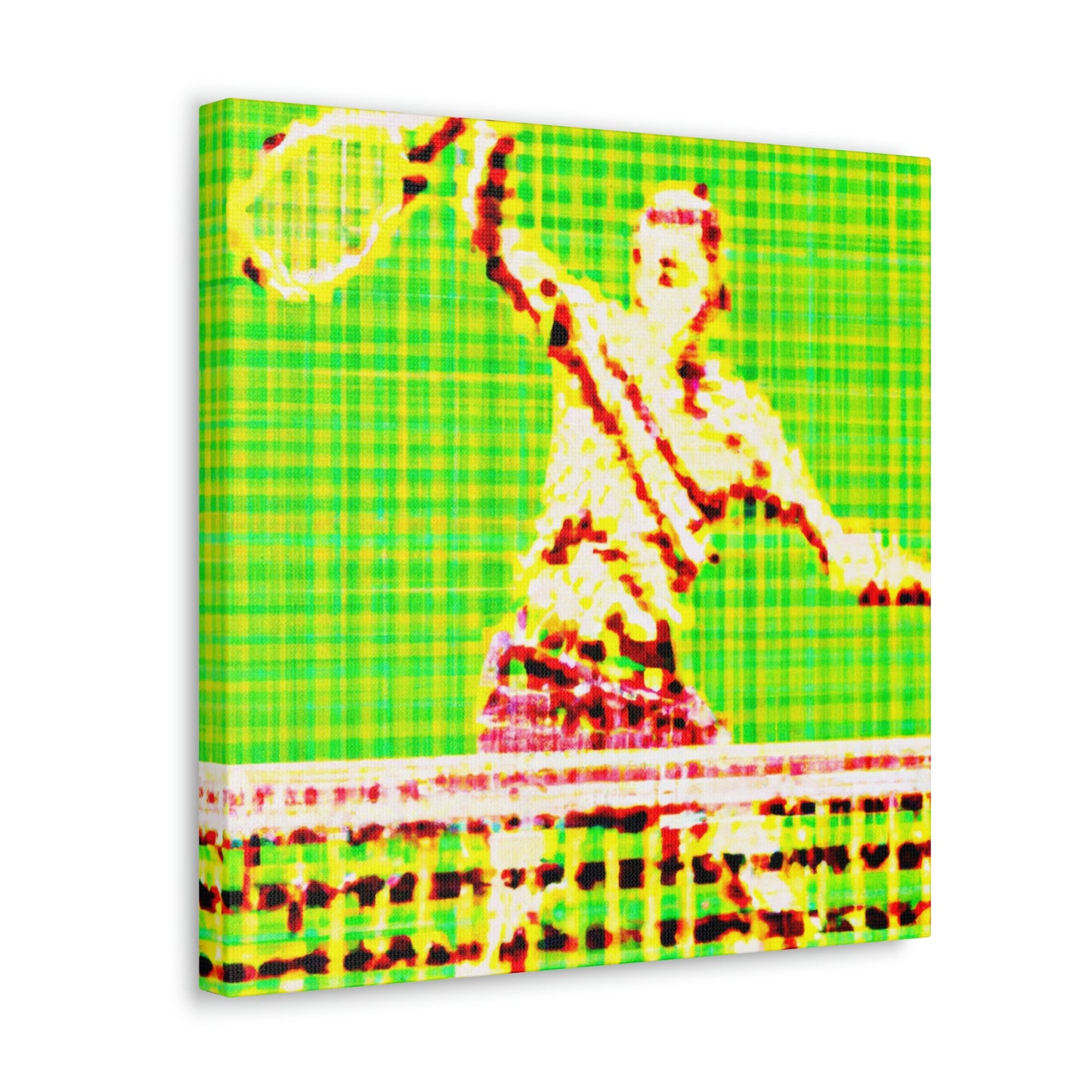 Tennis Pointillist Piece - Canvas