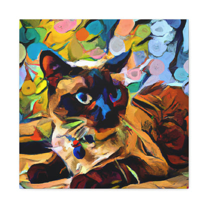 Siamese in Fauvism - Canvas