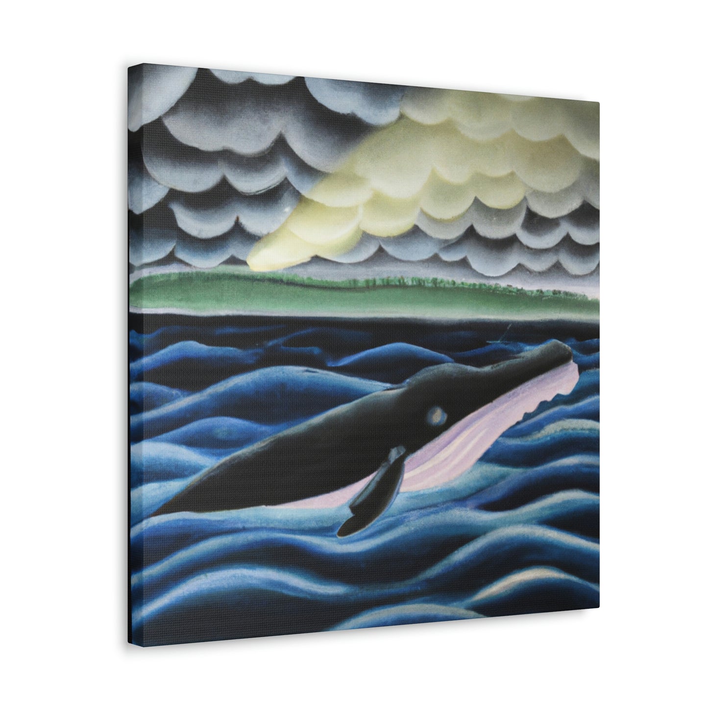 Whale in Absinthia - Canvas