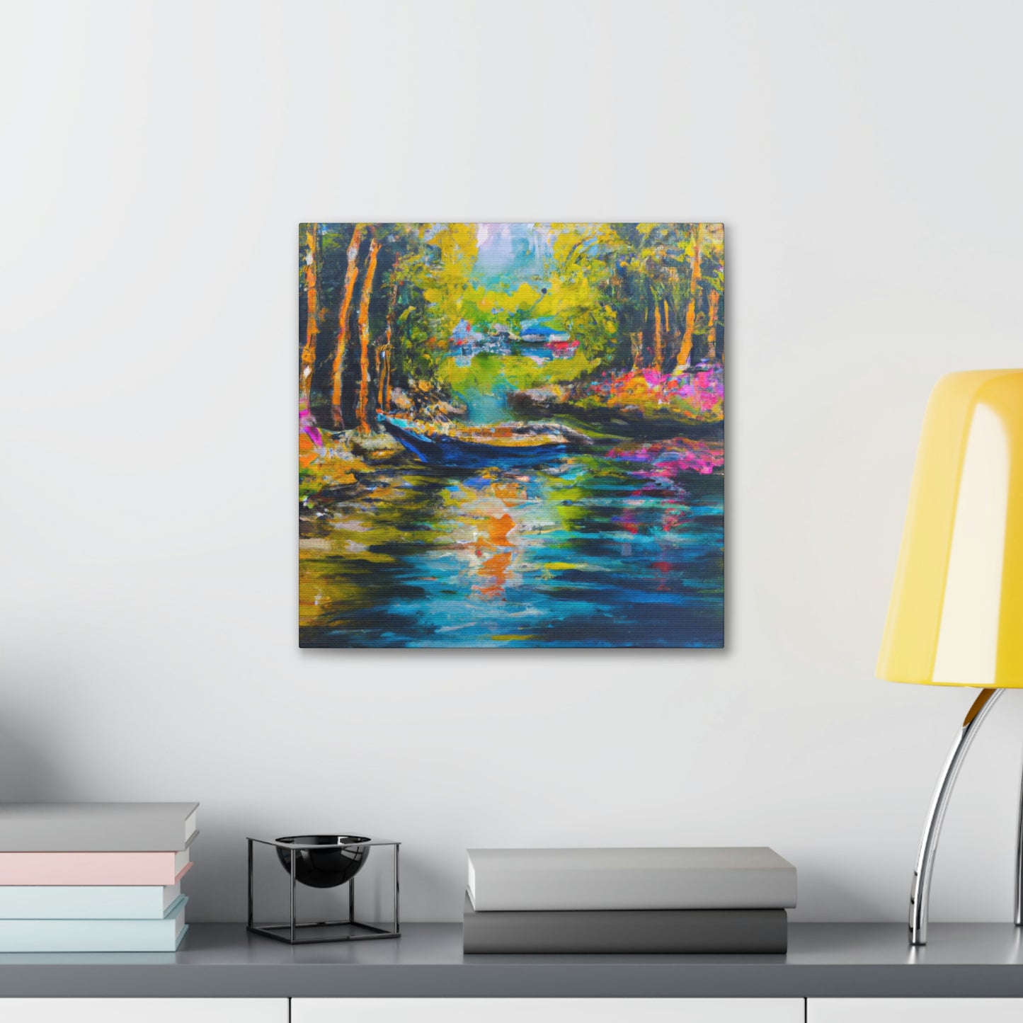 "Sunlit Countryside Bliss" - Canvas