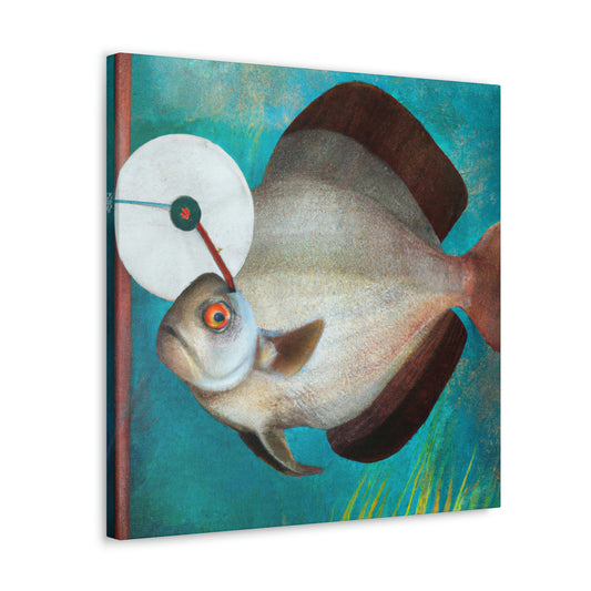 Discus in the Clouds - Canvas