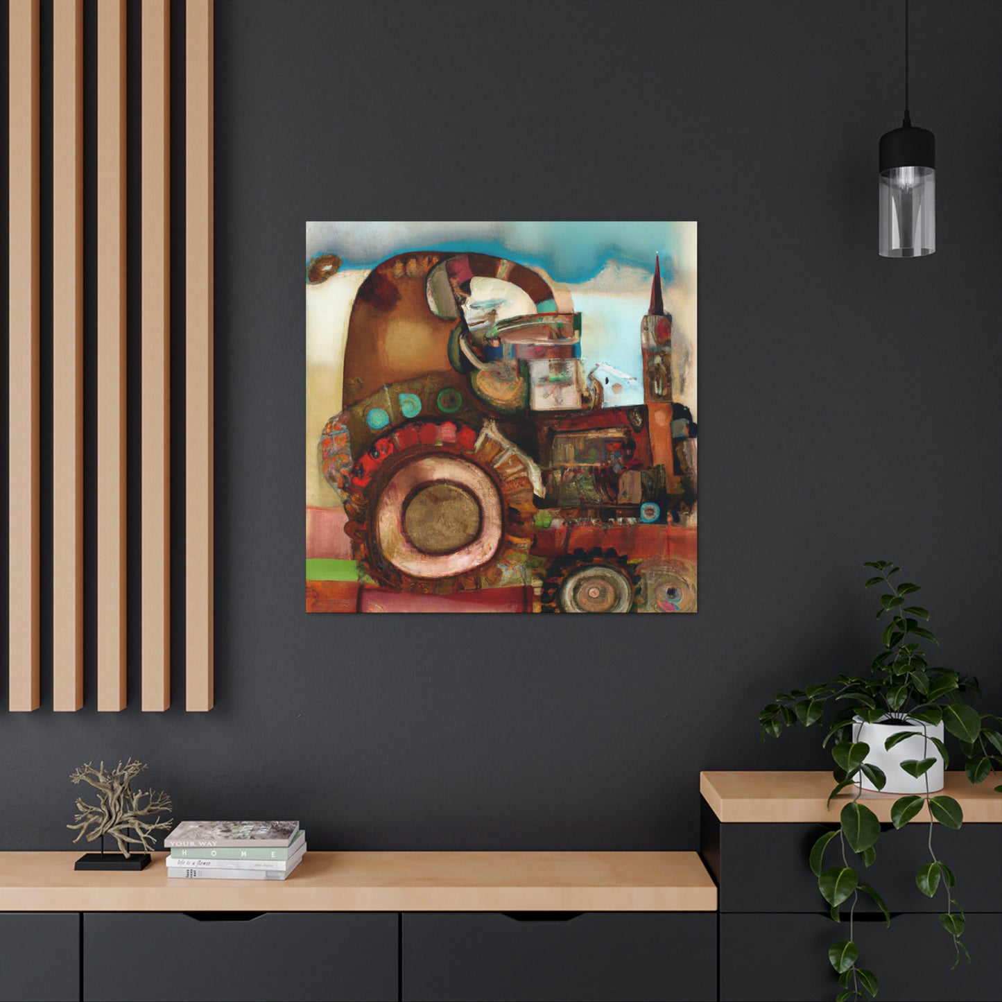 Tractor in Progressions - Canvas