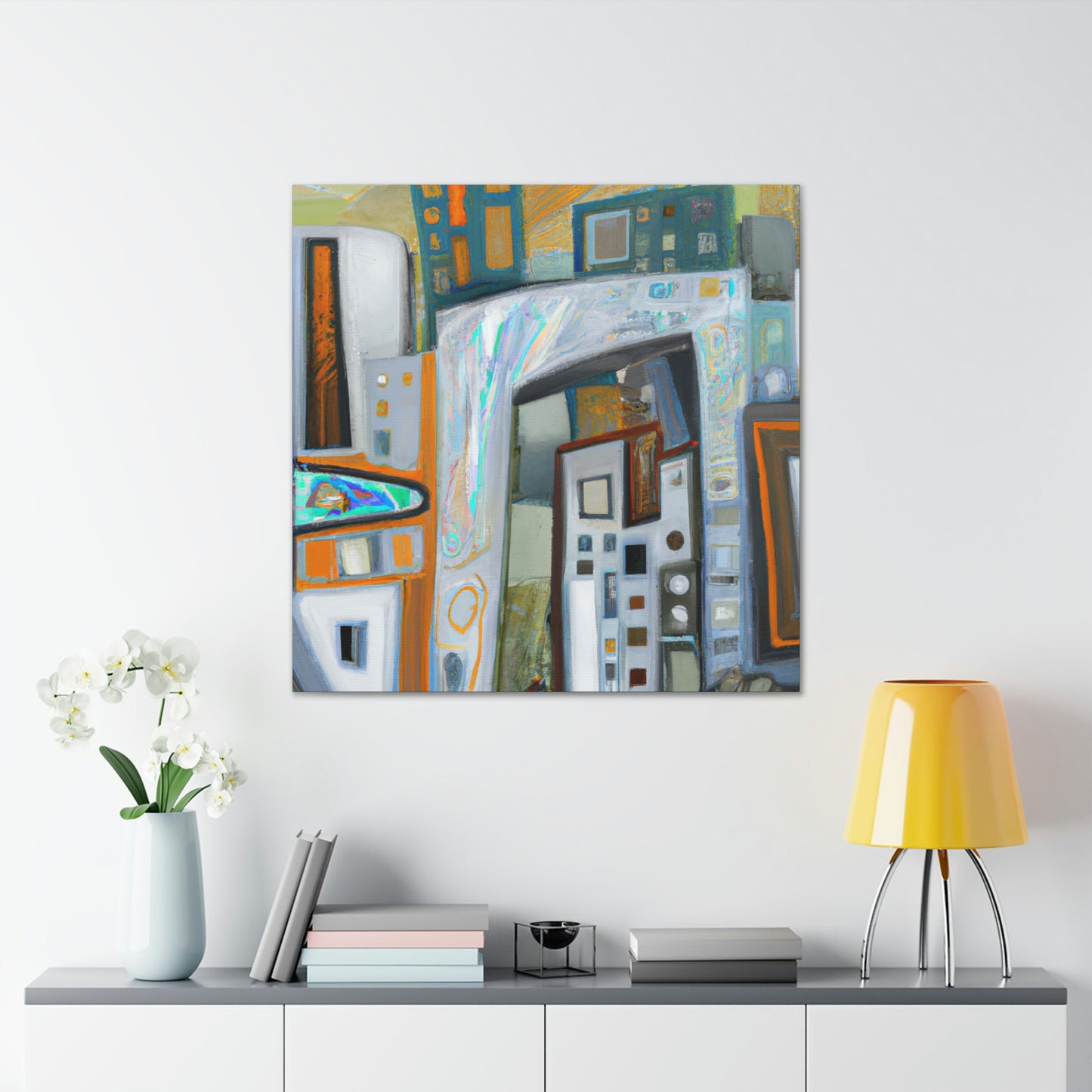 "Urban Vibrancy 1940s" - Canvas