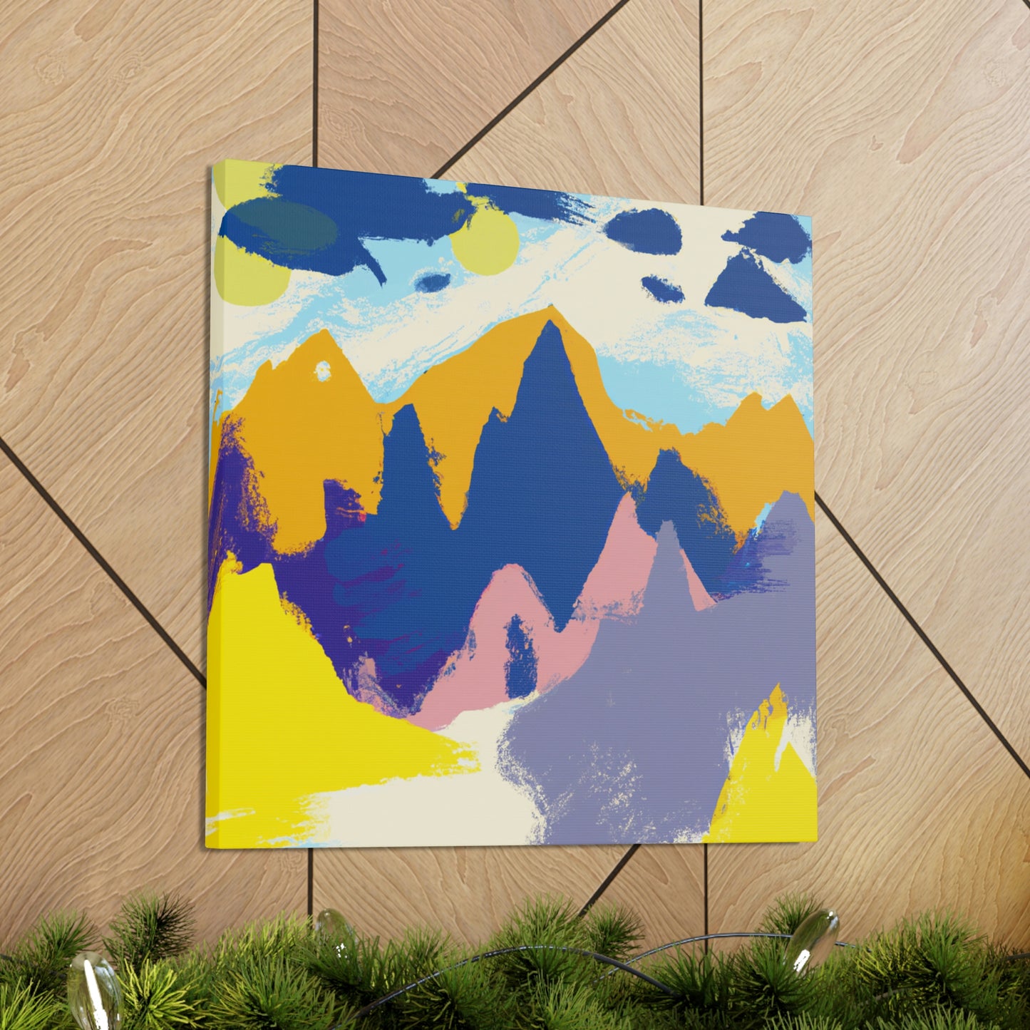 Majestic Mountain Vistas - Canvas