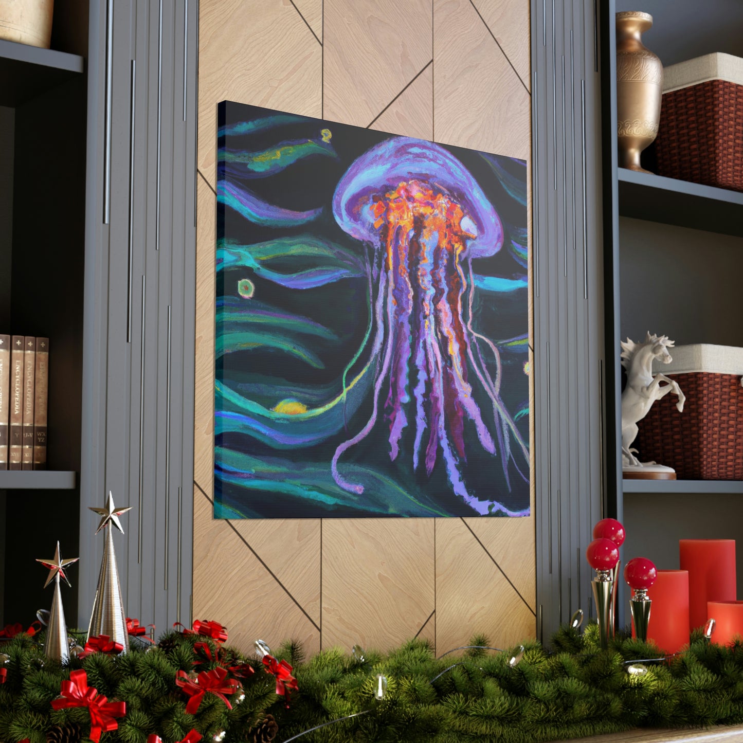 "Jellyfish Dream Streams" - Canvas