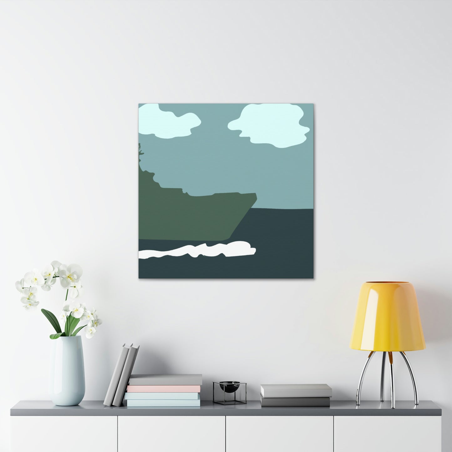 Marine Minimalism Scene - Canvas