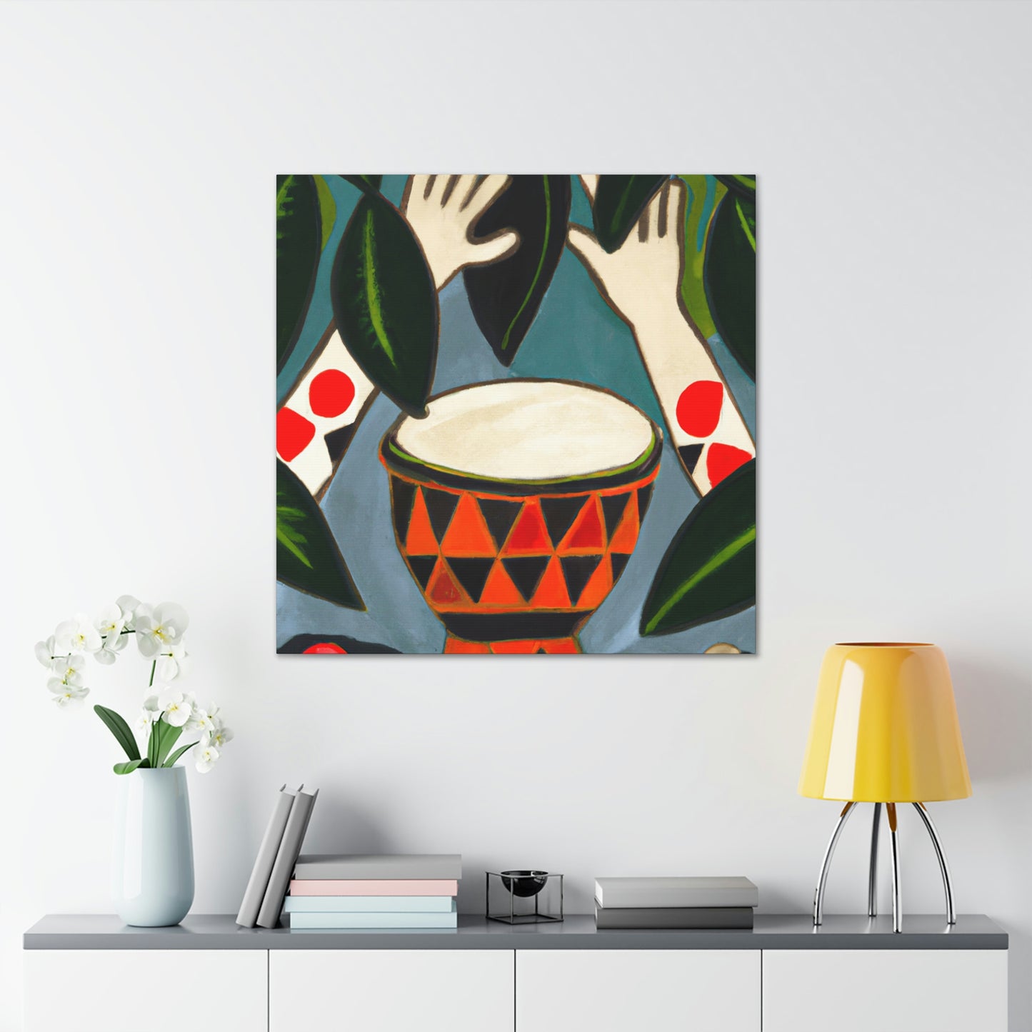 "Bongos in Monochrome". - Canvas