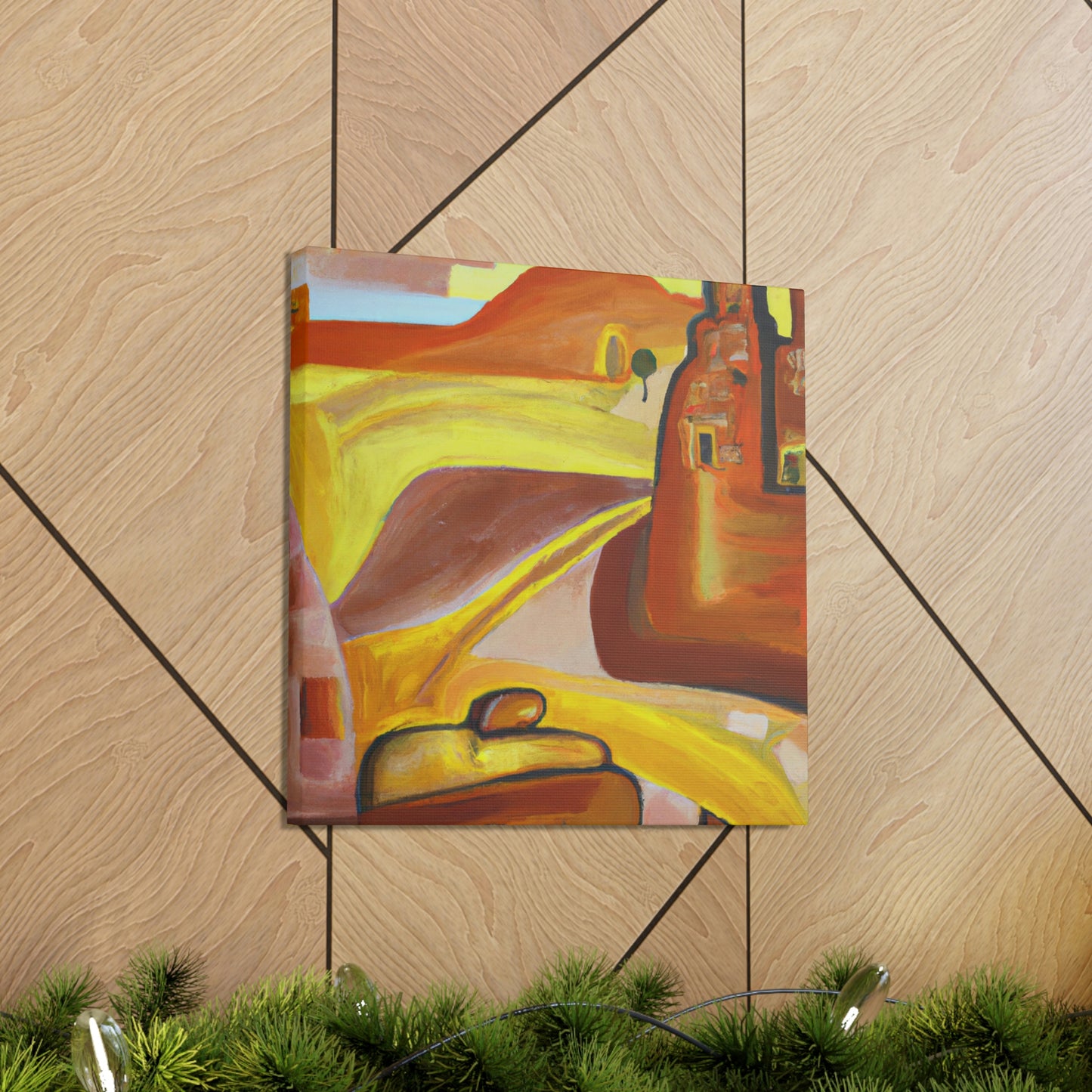 Desert in Expressionism - Canvas