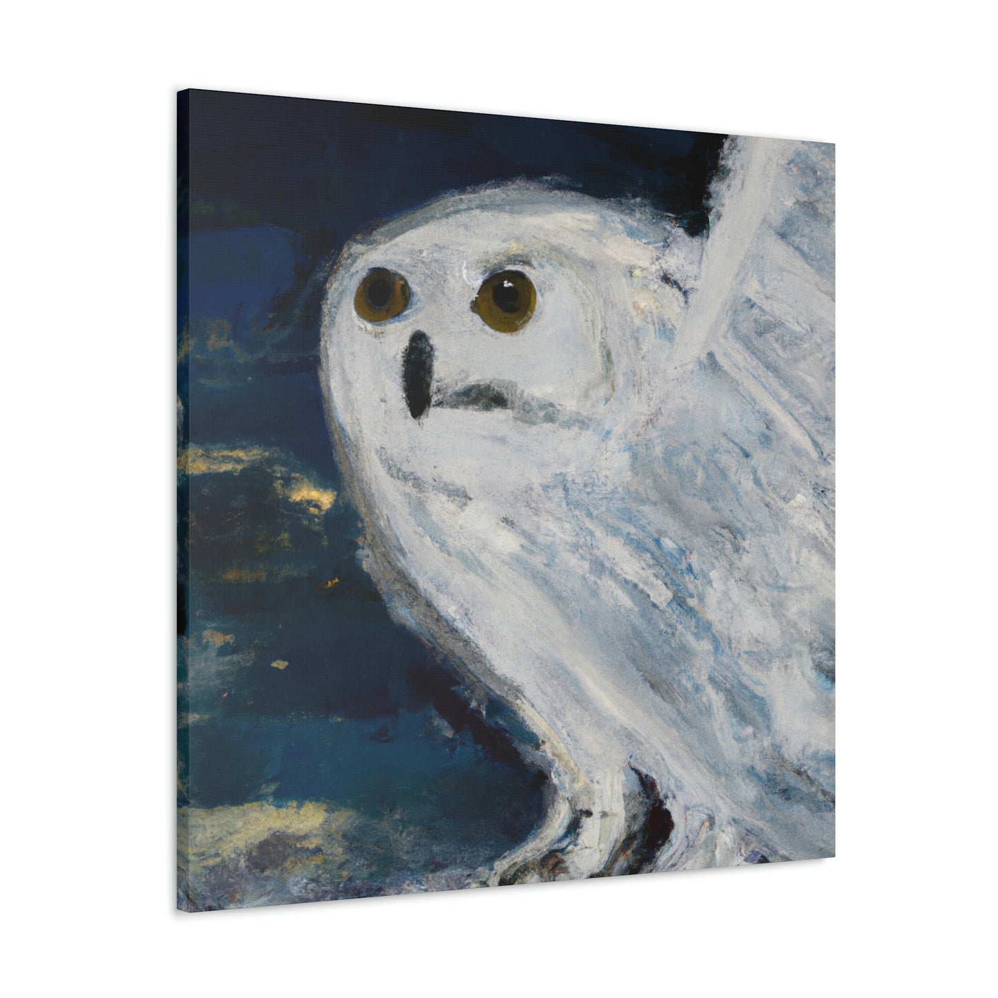 Snowy Owl Majesty - Canvas