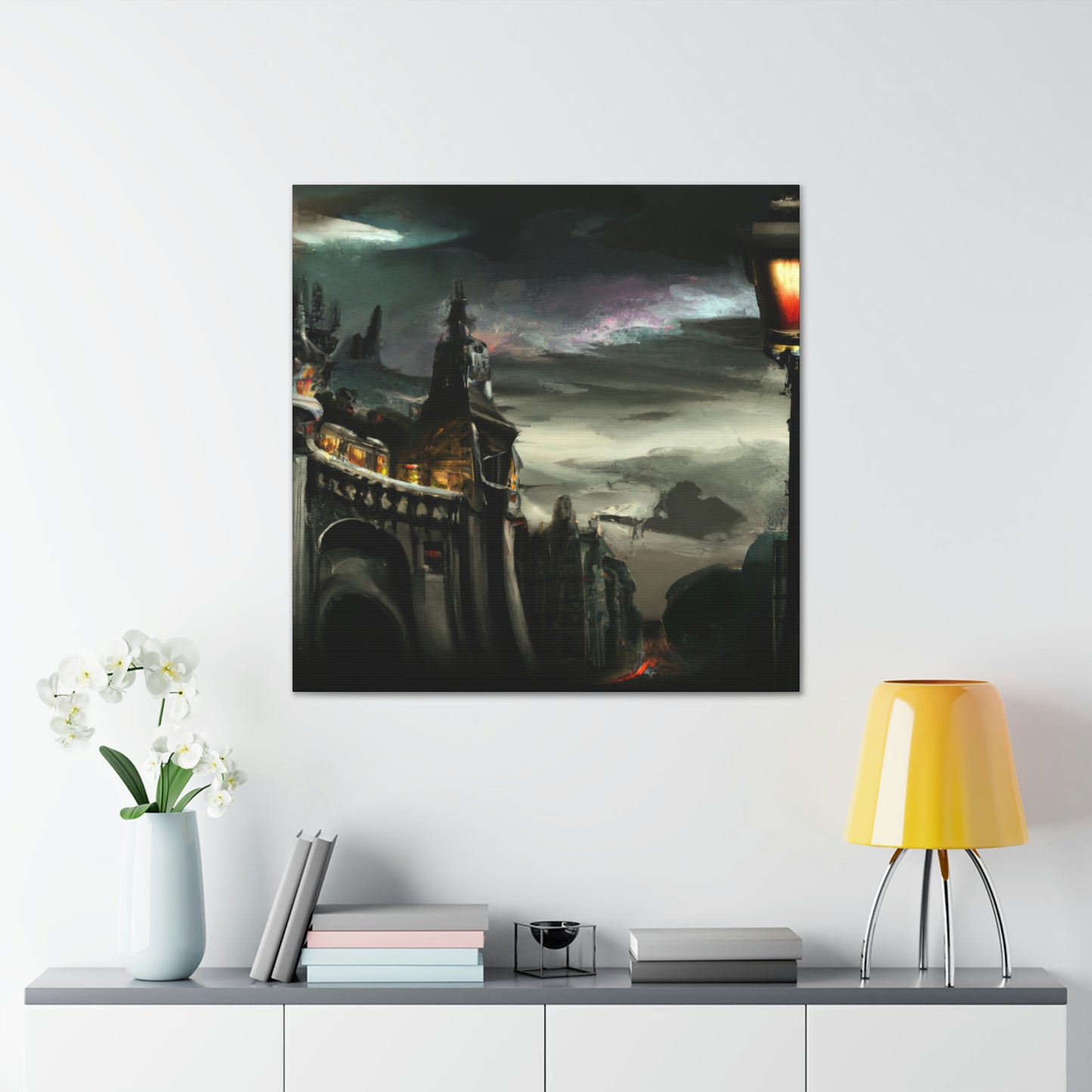 Baroque Digital Splendor - Canvas